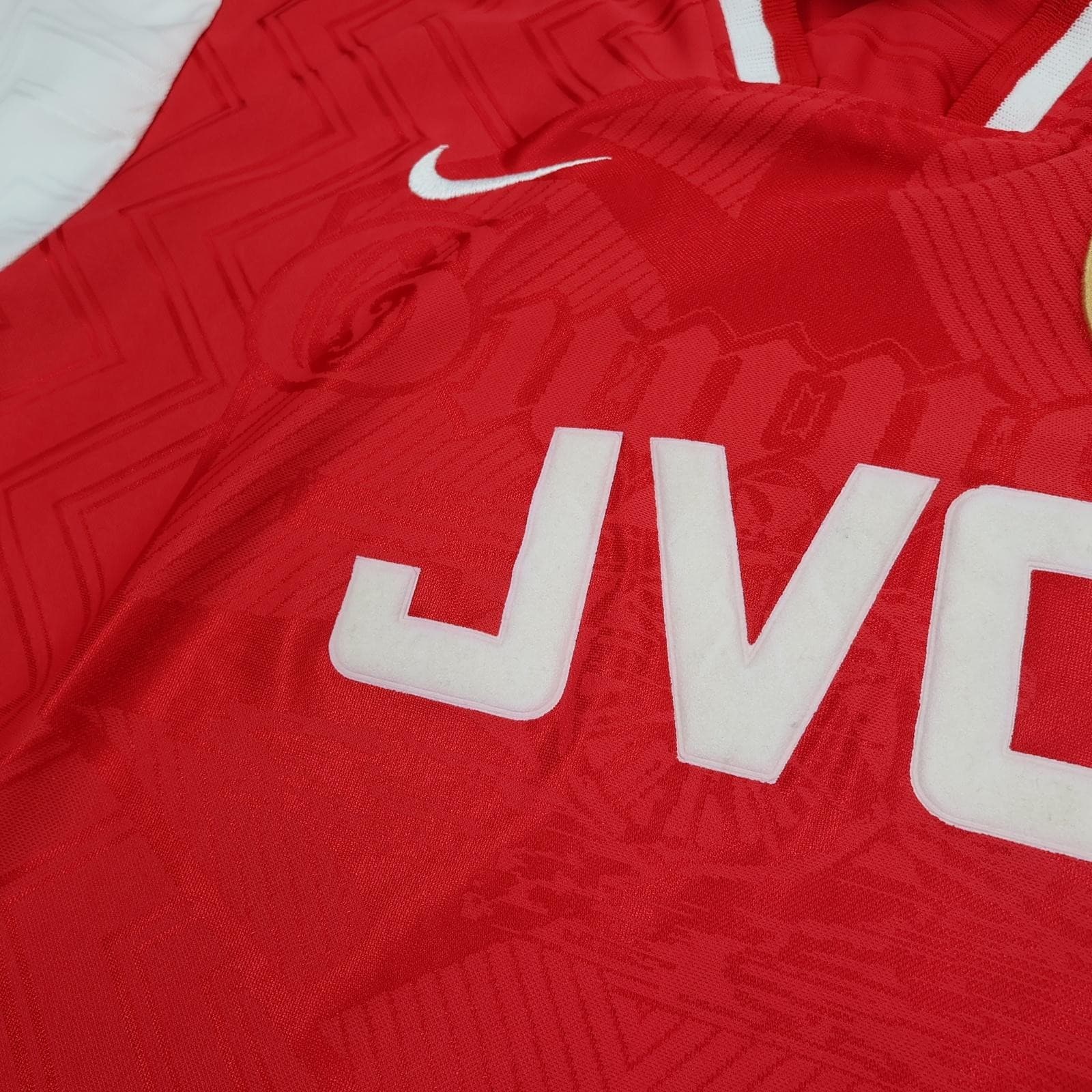 Vintage Arsenal Shirt Mens Small Red Home 1994 1995 Football Nike JVC Vieira 4 photo 4