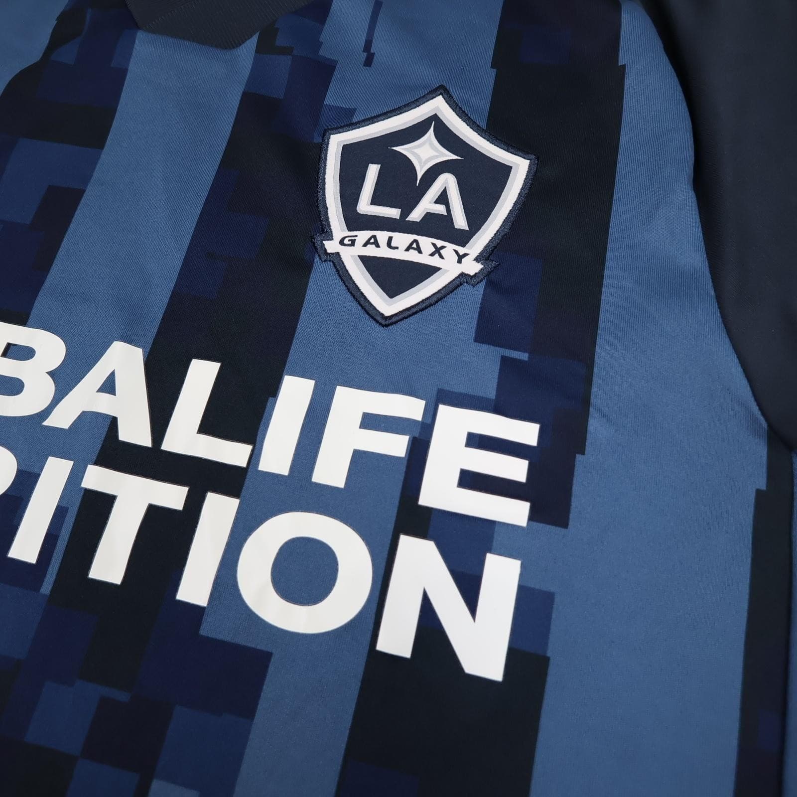 LA Galaxy Shirt Mens Medium Blue 2019 2020 Football Adidas Soccer Jersey photo 5