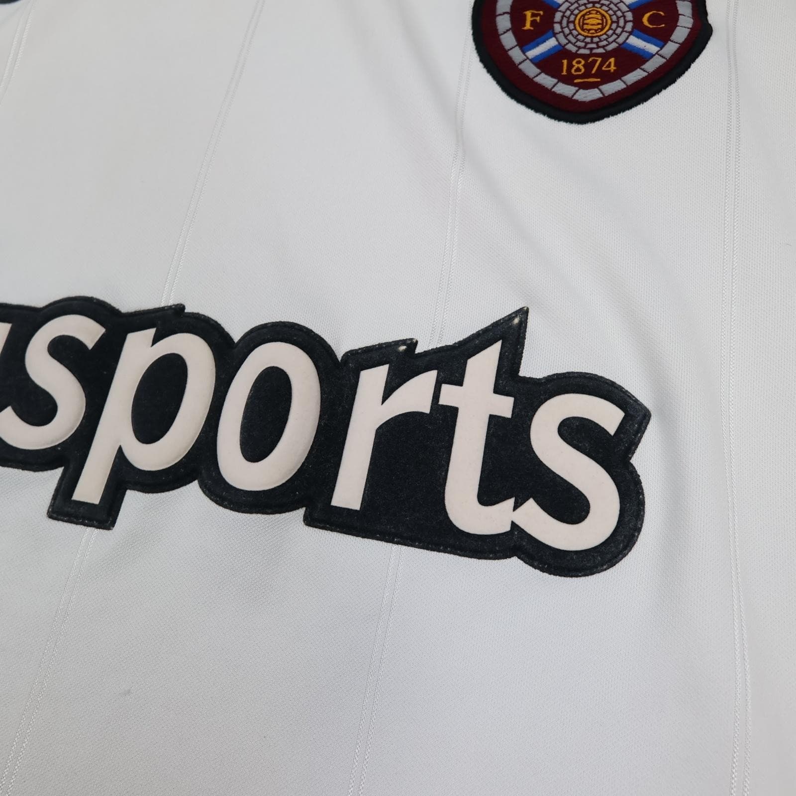 Vintage Hearts Shirt Mens Large White Away SPL Football Reebok All:sports photo 5