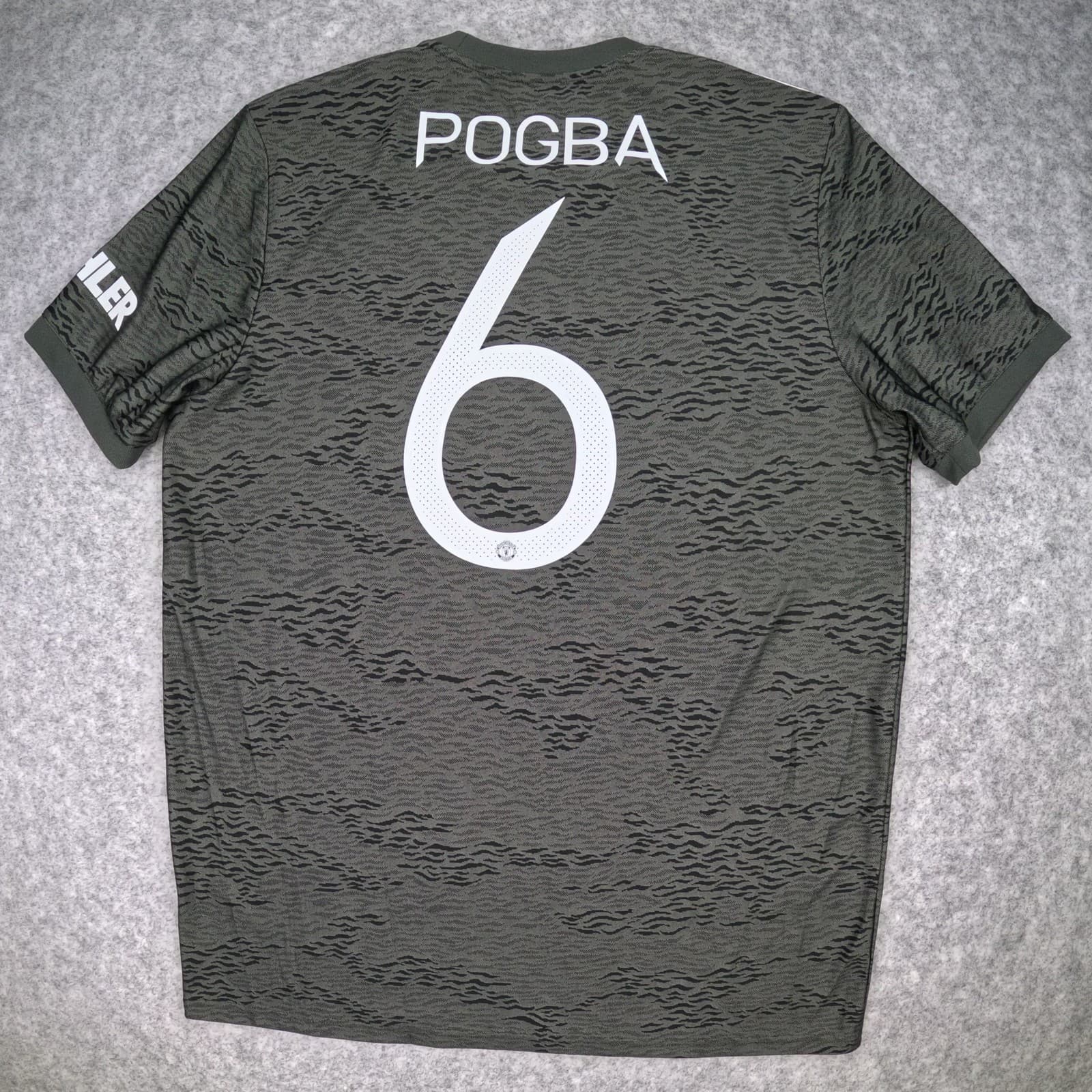 Manchester United Football Shirt Large 2020 2021 Adidas Pogba Soccer Jersey