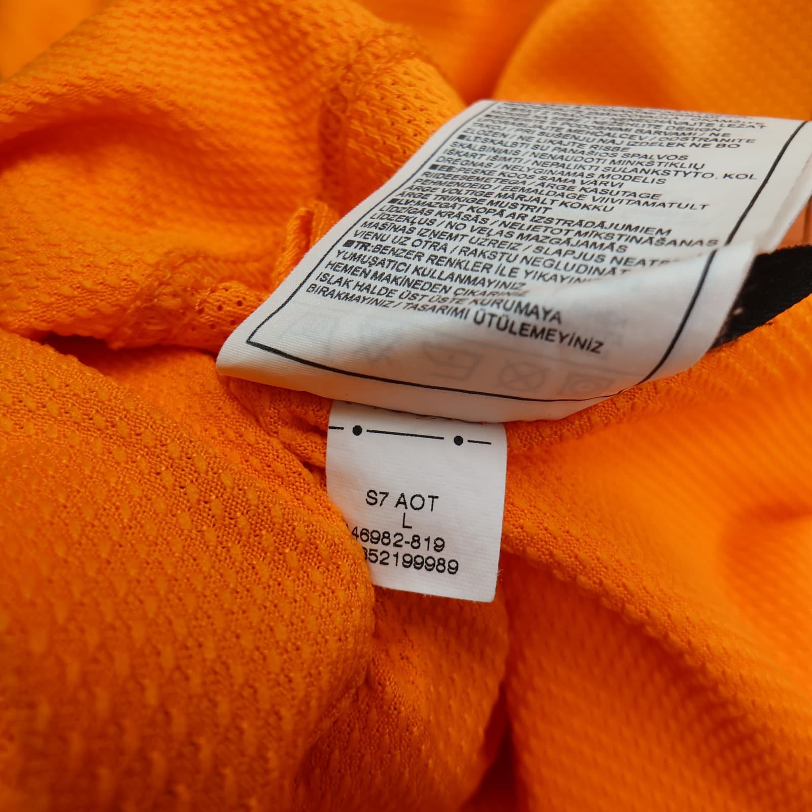 Barcelona Shirt Large Orange Away 2006 2008 Nike Football Diego Maradona Jersey photo 21