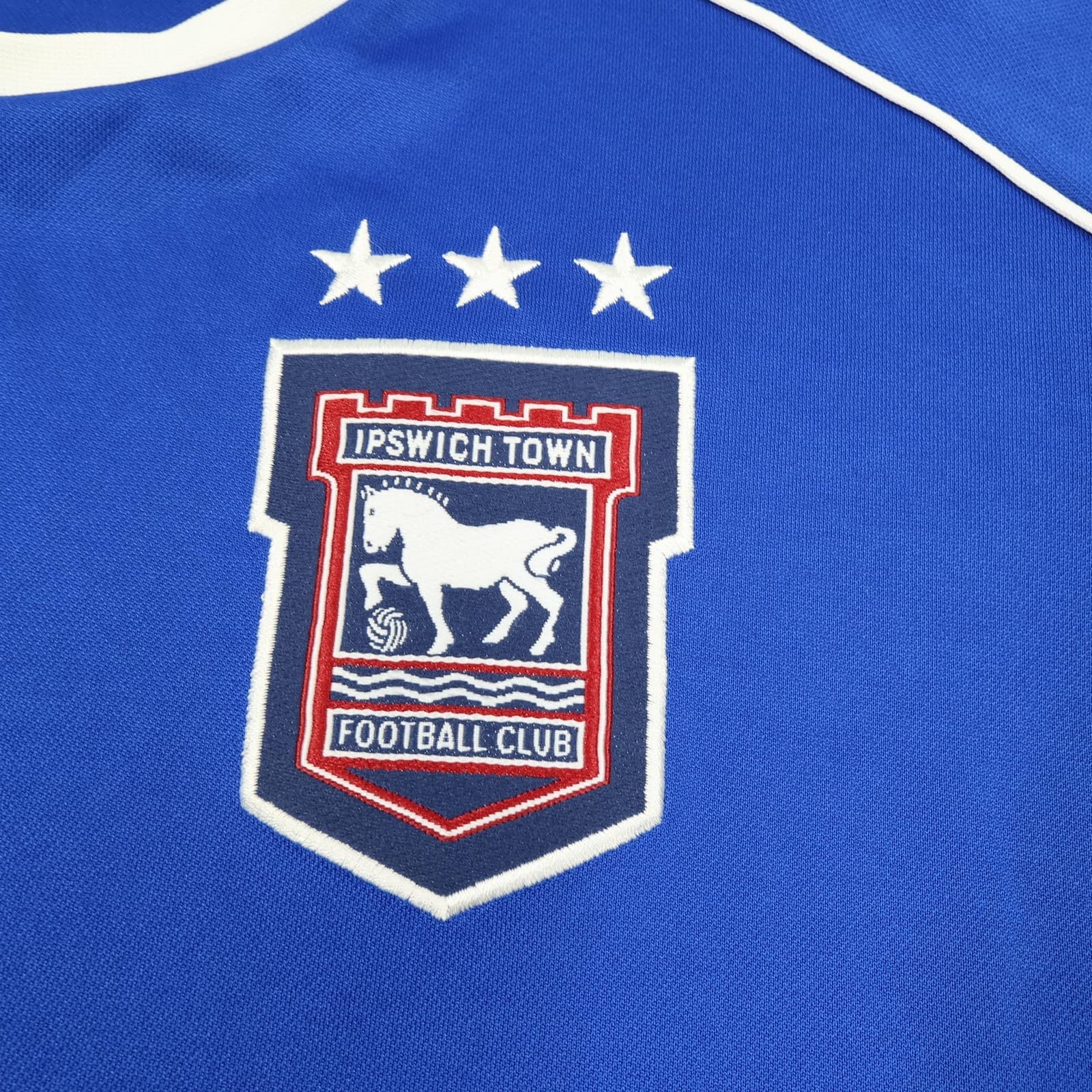 Ipswich Town Shirt Mens XL Blue Home Football Soccer Mitre 2009 2011 Jersey photo 6