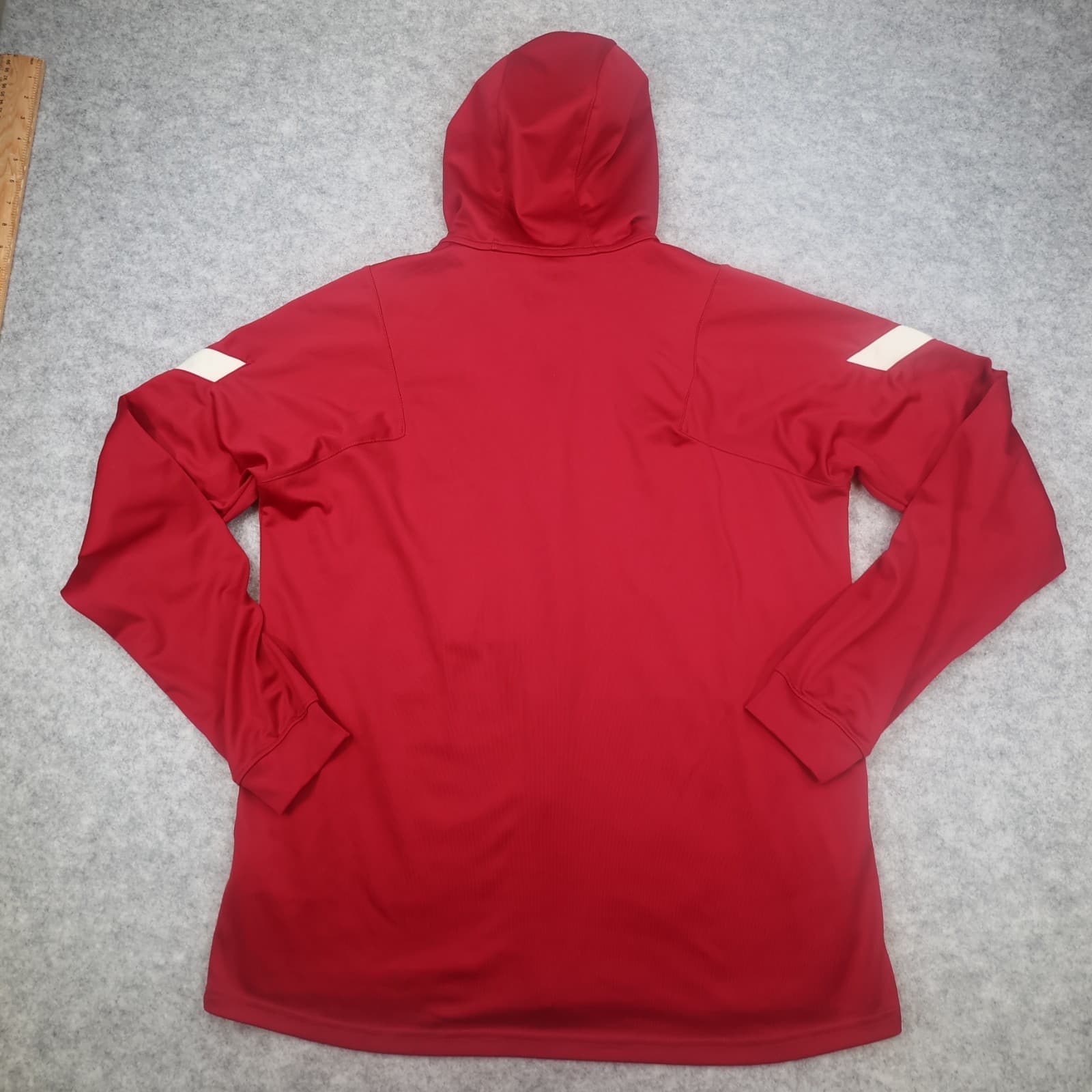 Barcelona Tracksuit Large Training Jacket Nike Hoody Mens Red 2021 2022 Zipped photo 2