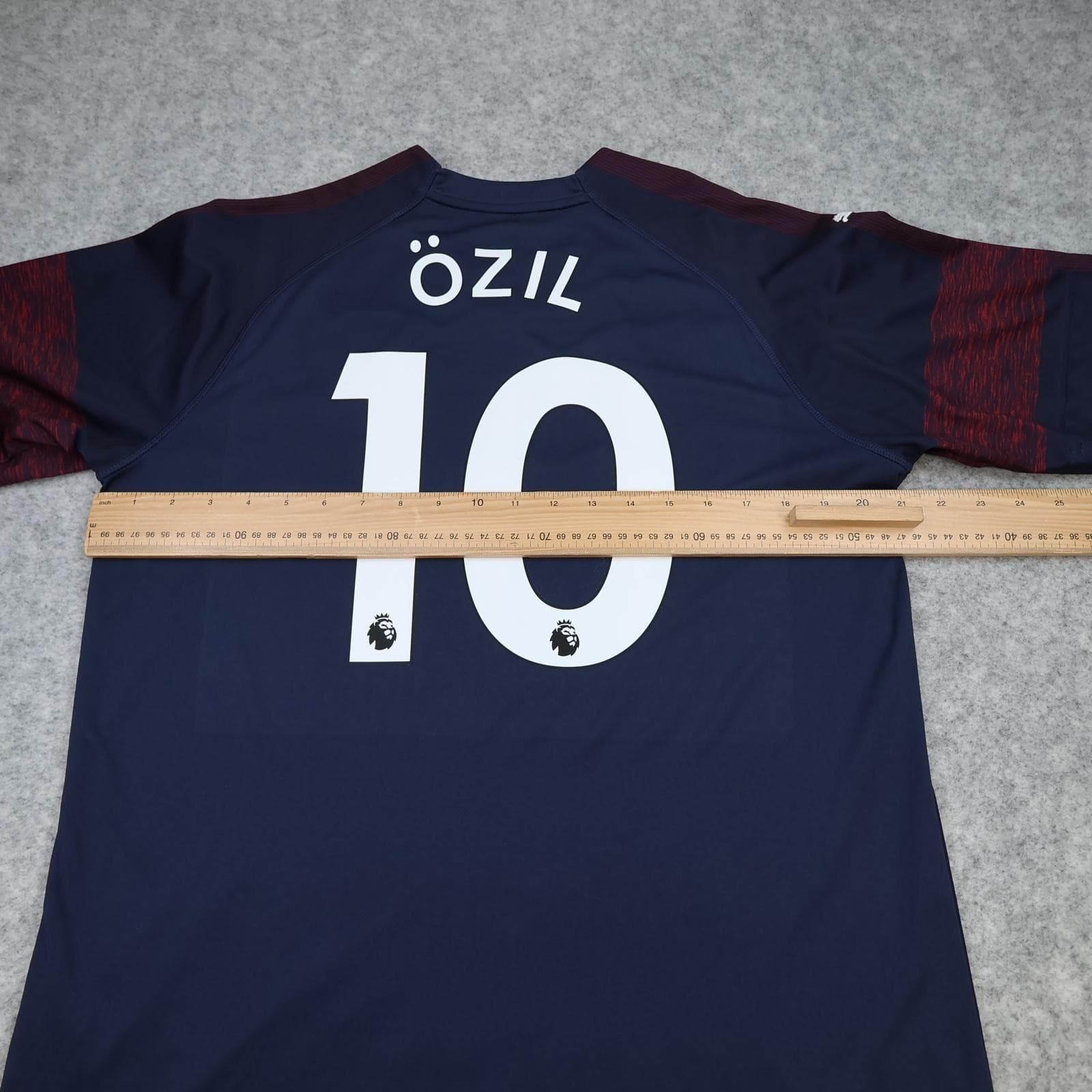 Arsenal Shirt Mens Large Blue 2018 2019 Away Puma Mesut Ozil 10 Soccer Jersey photo 11