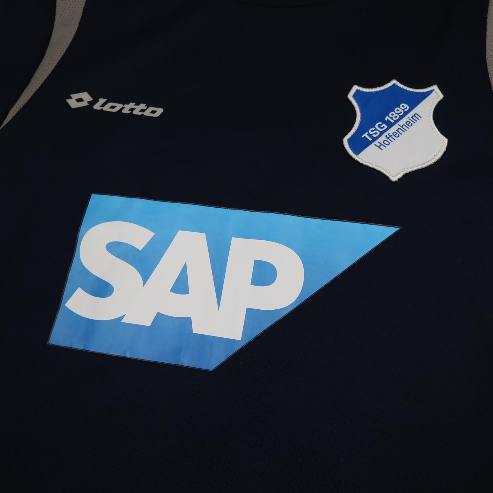 TSG 1899 Hoffenheim Training Top Mens Large Navy Bundesliga Football Lotto SAP photo 3