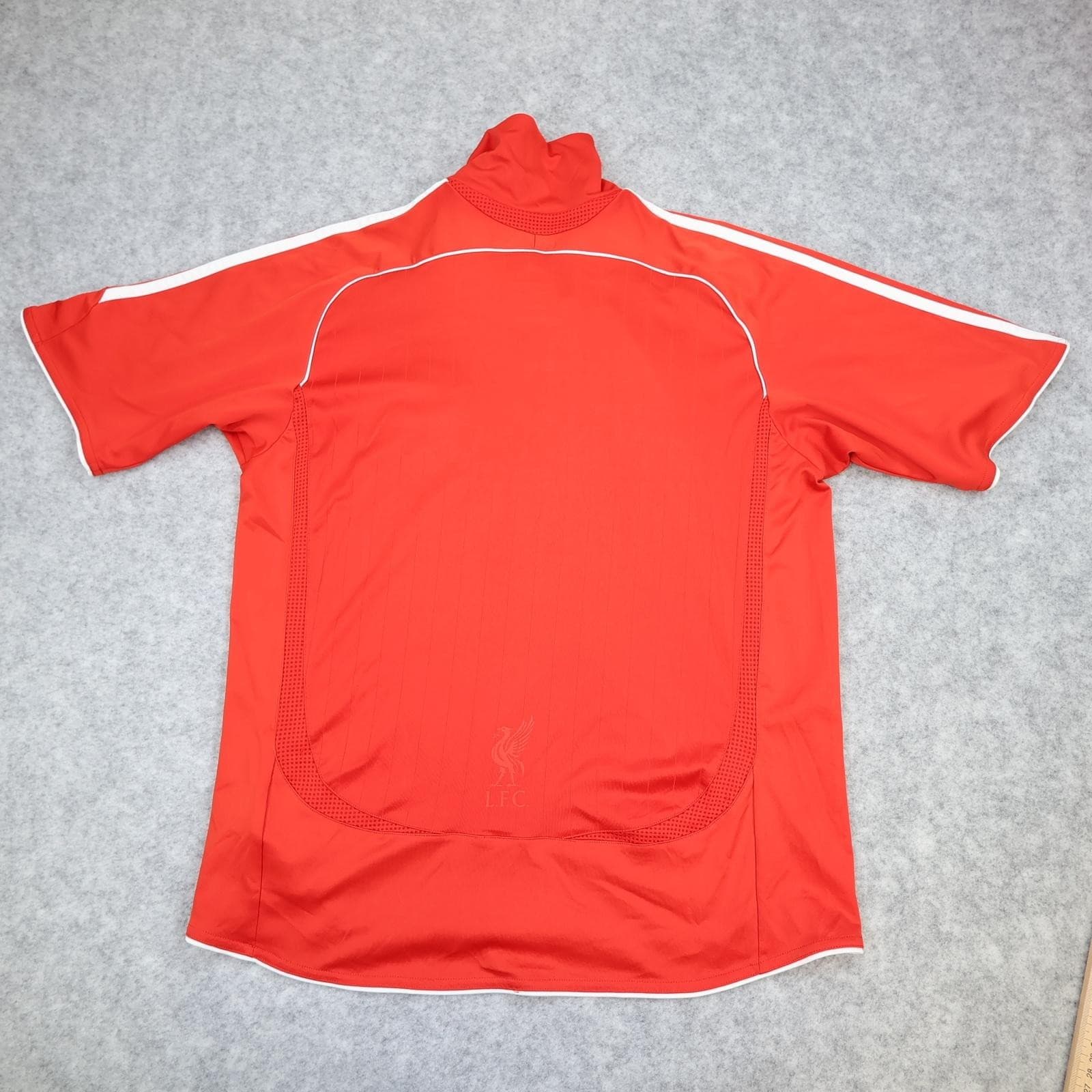 Liverpool Shirt Mens Extra Large Boys Red Home 2006 2008 Adidas Carlsberg photo 2