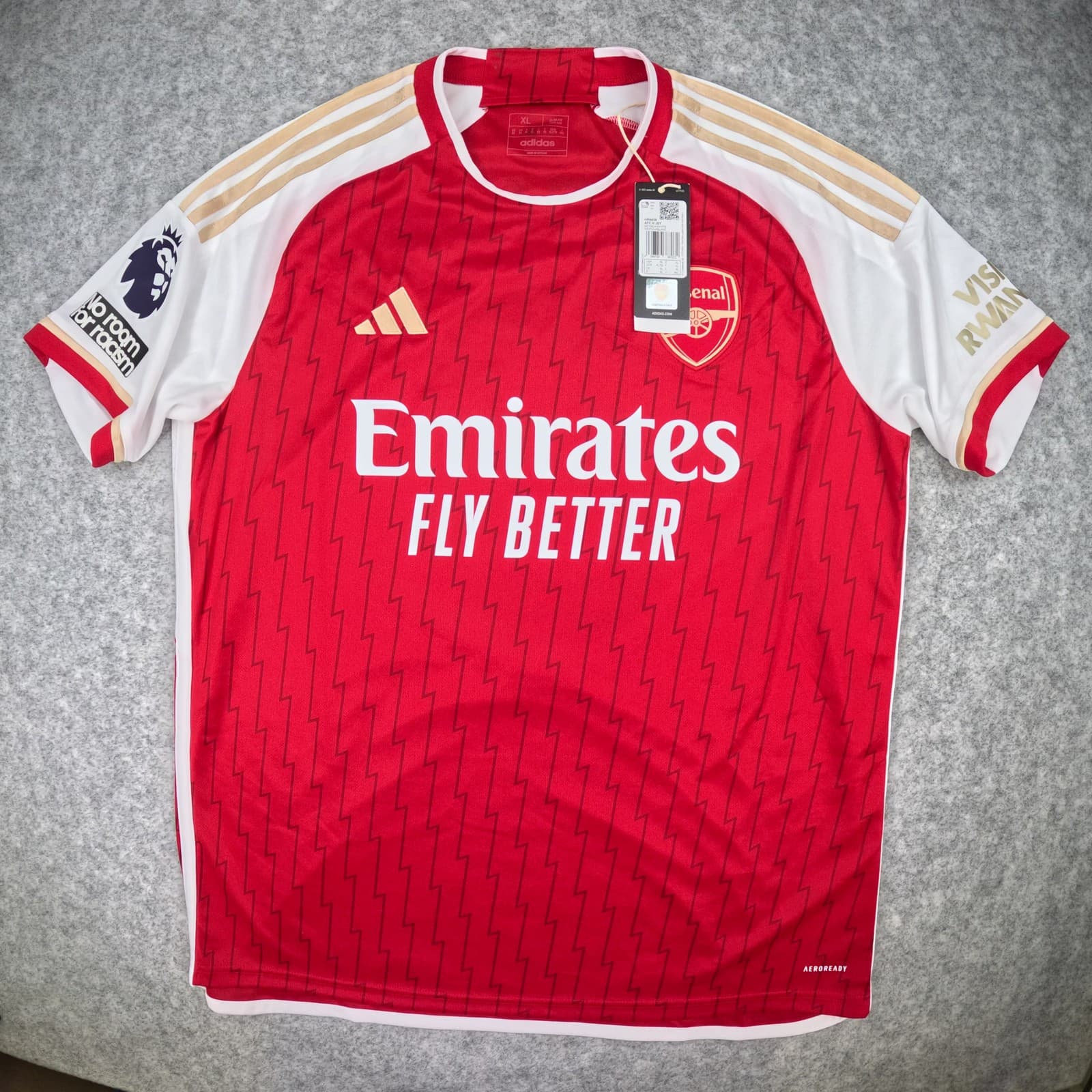 Arsenal Football Shirt Extra Large Red Home 2023 24 adidas 8 Odegaard Jersey photo 2
