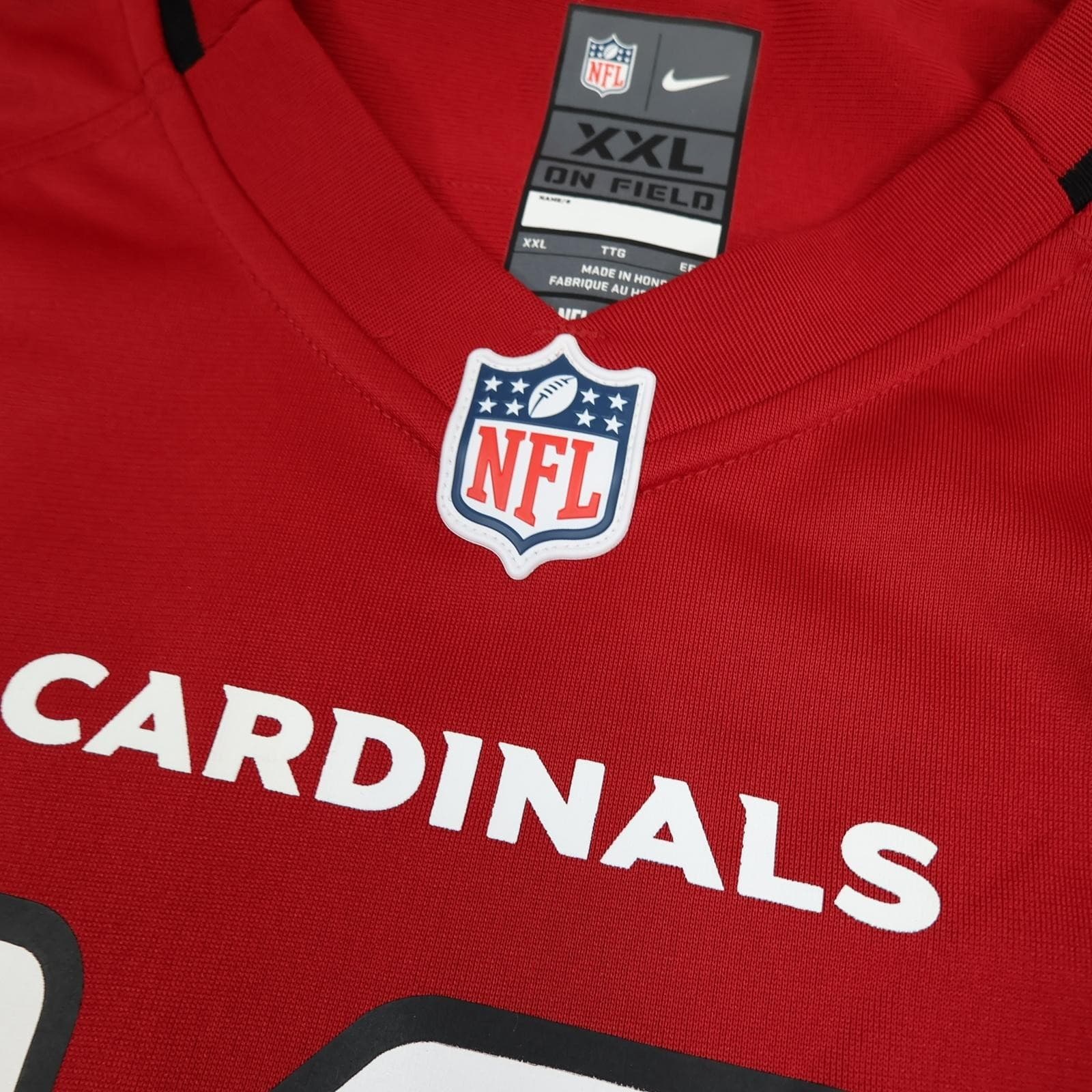 Arizona Cardinals Shirt Mens 2XL Red NFL American Football Nike Hopkins 10 photo 4