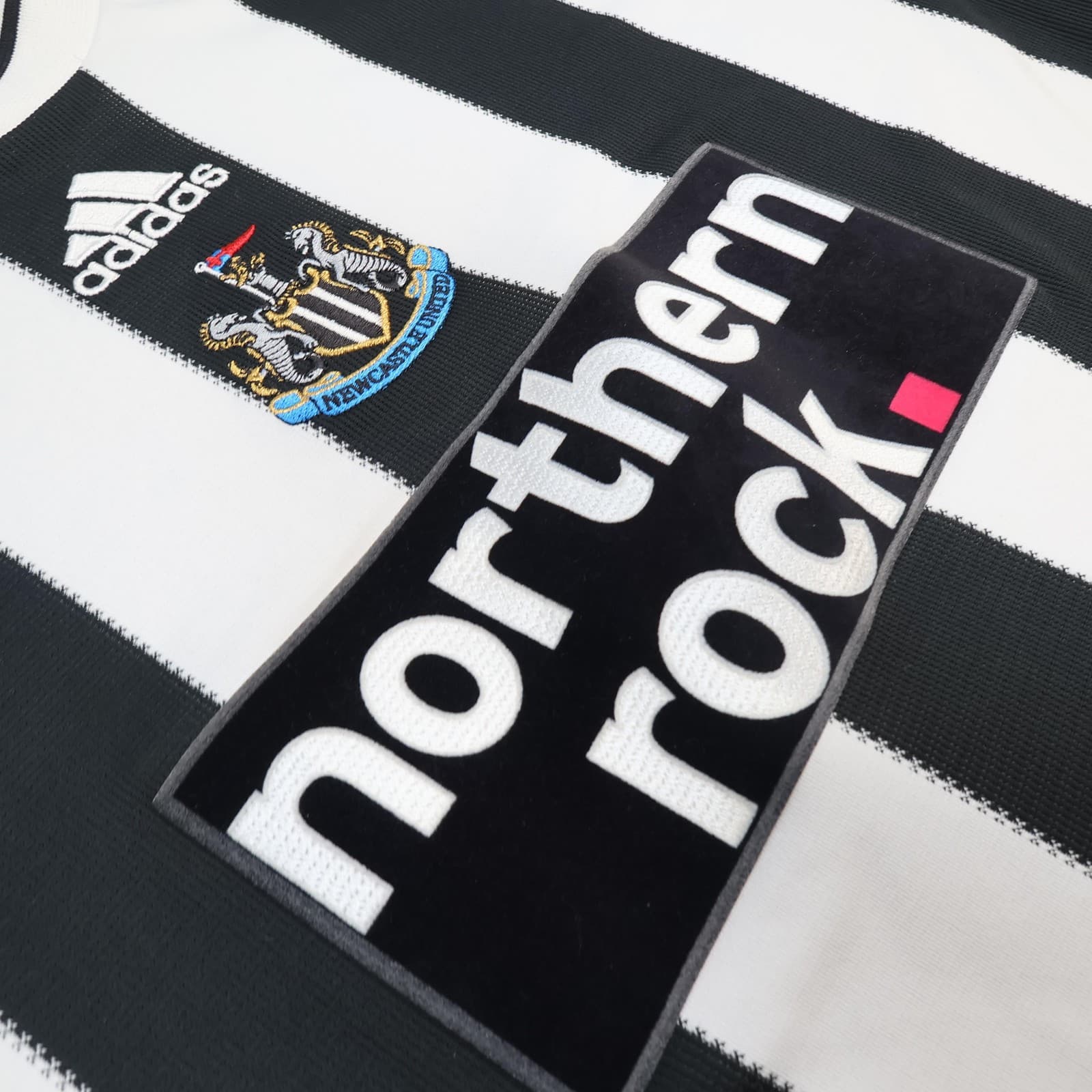 Newcastle United Shirt Mens 3XL Black Home 2009 2010 Football Adidas Jersey photo 6