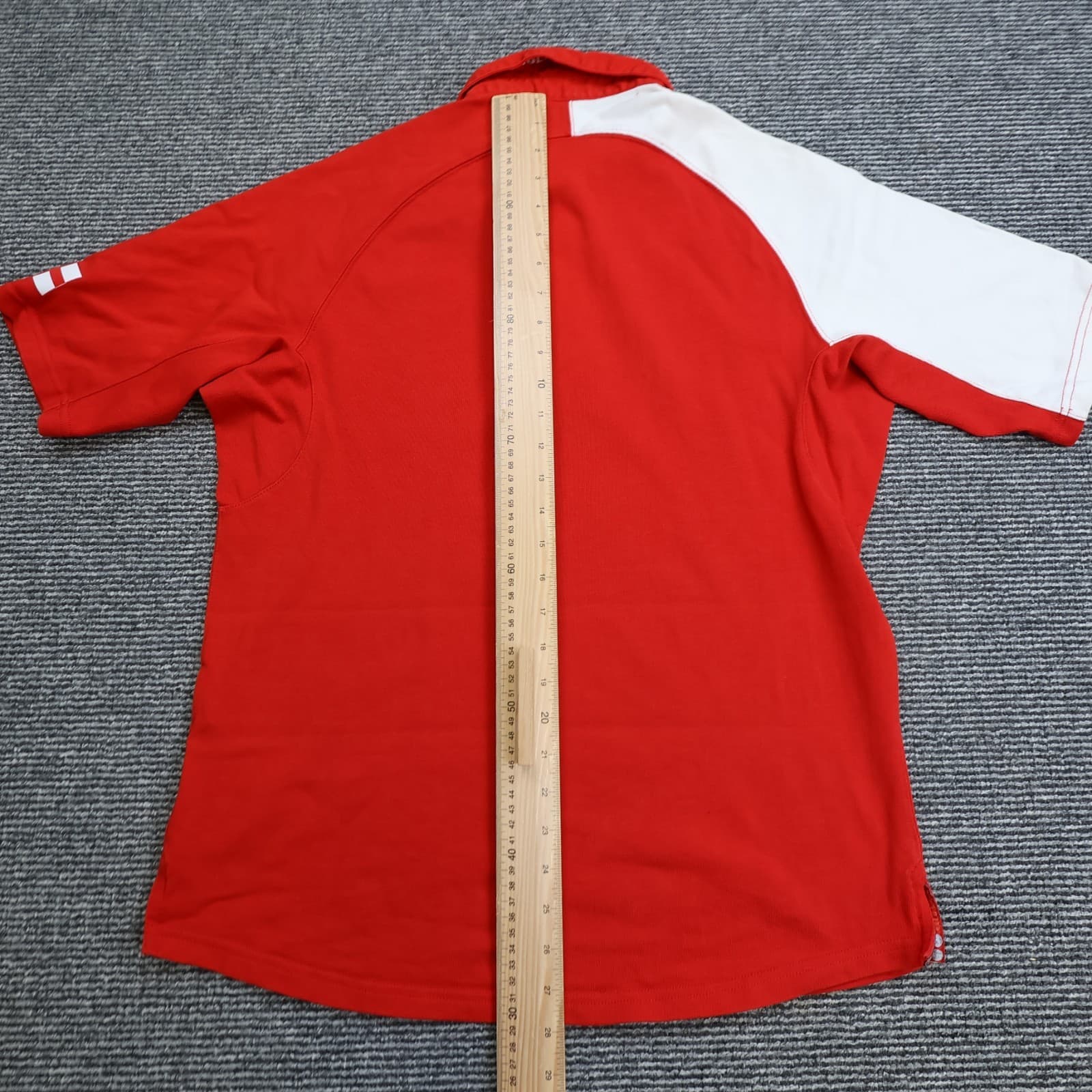 England Rugby Shirt Large Red Away Kit 2007 2008 Nike Jersey O2 photo 9