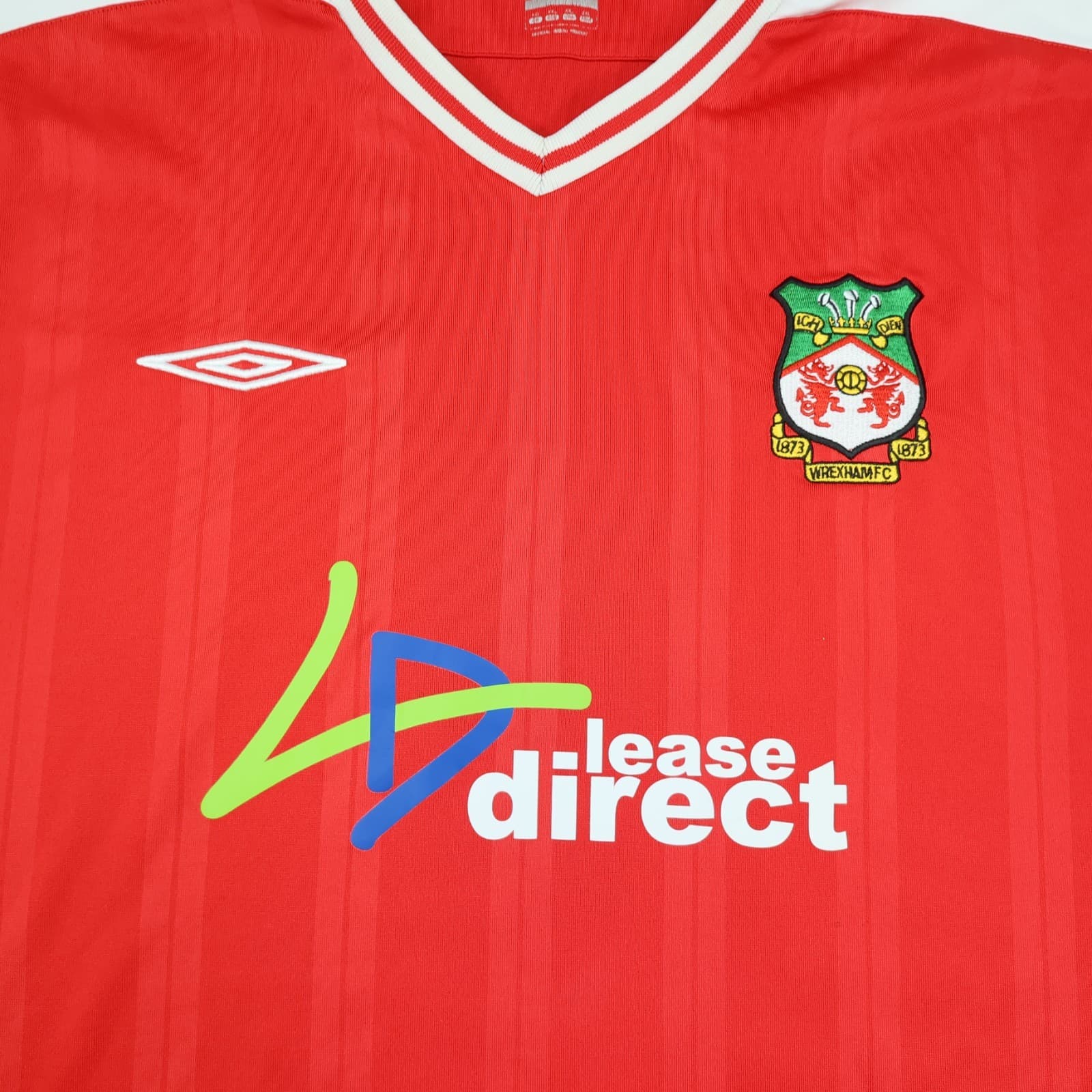 Wrexham Football Shirt 2XL Red Home Kit 2009 2010 Umbro Soccer Jersey XXL photo 4