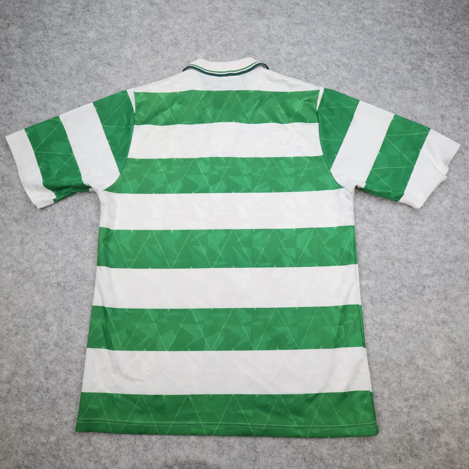 Vintage Celtic Football Shirt Medium Green Home Kit 1989 1991 Umbro Jersey photo 2