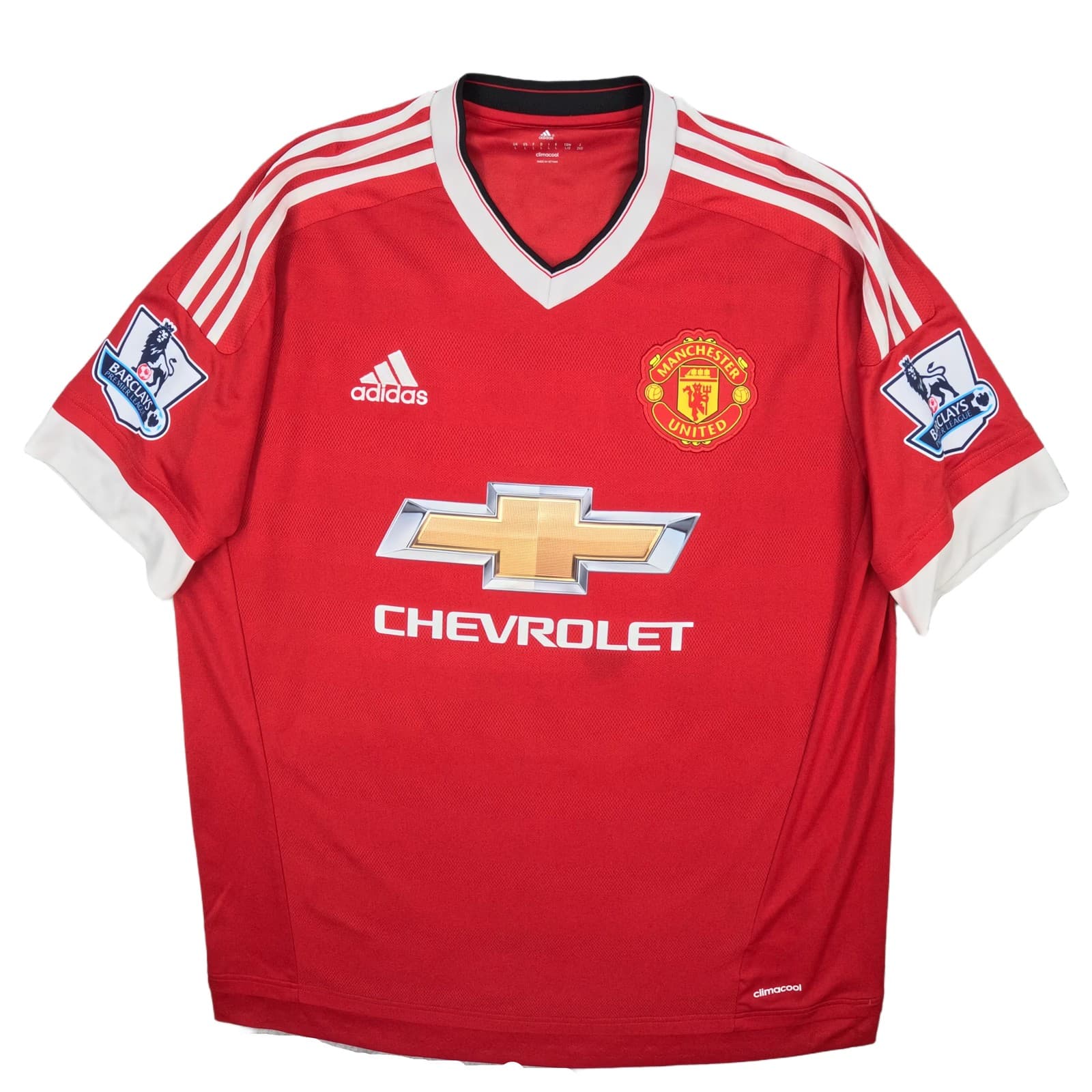 Manchester United Football Shirt Large Home adidas Wayne Rooney 2015 2016 Jersey photo 2
