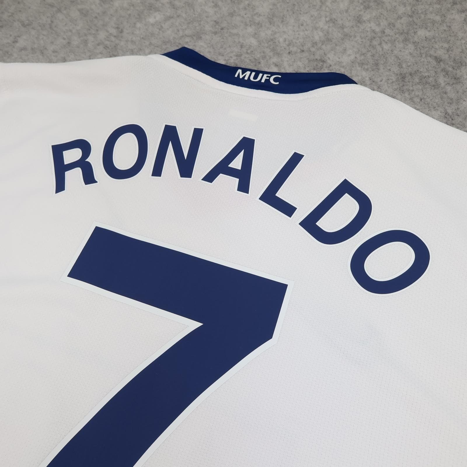 Manchester United Shirt Mens Large White Away 2008 2009 Nike AIG Ronaldo 7 photo 16