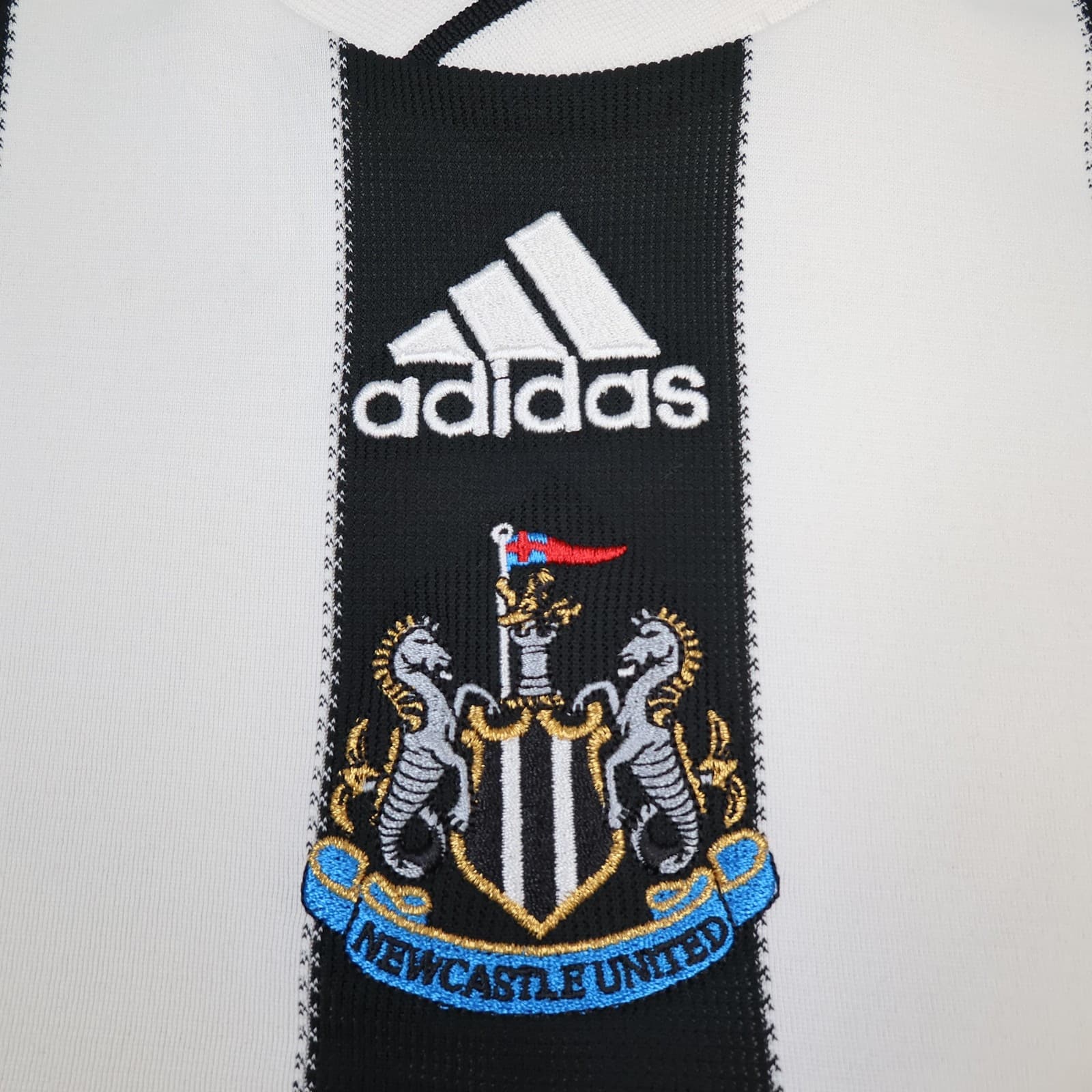 Newcastle United Shirt Mens 3XL Black Home 2009 2010 Football Adidas Jersey photo 4