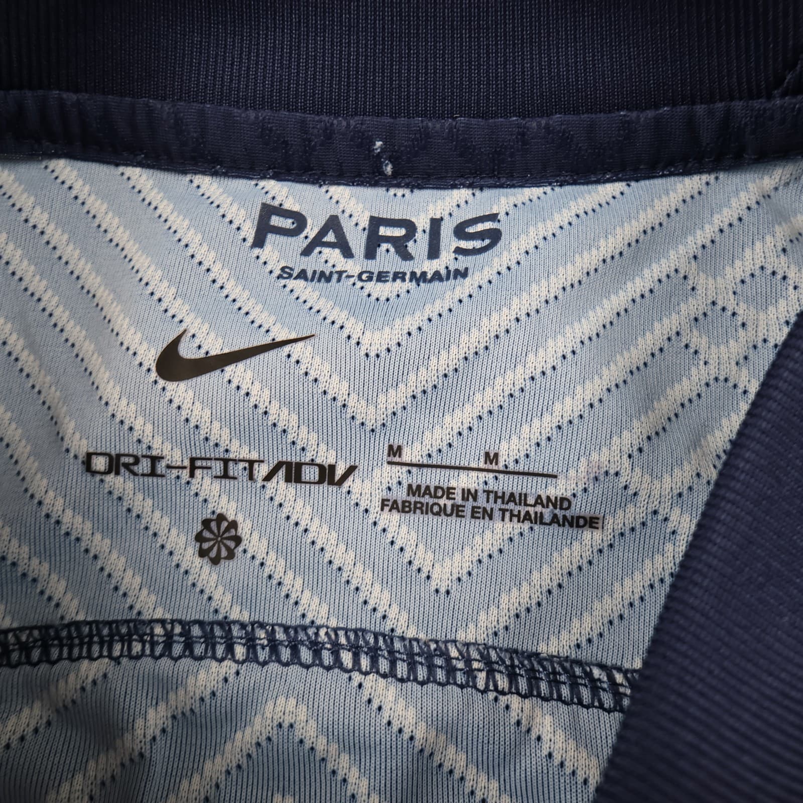 PSG Football Shirt Medium Navy Home Kit 2022 2023 Nike Soccer Jersey Dri-Fit ADV photo 5