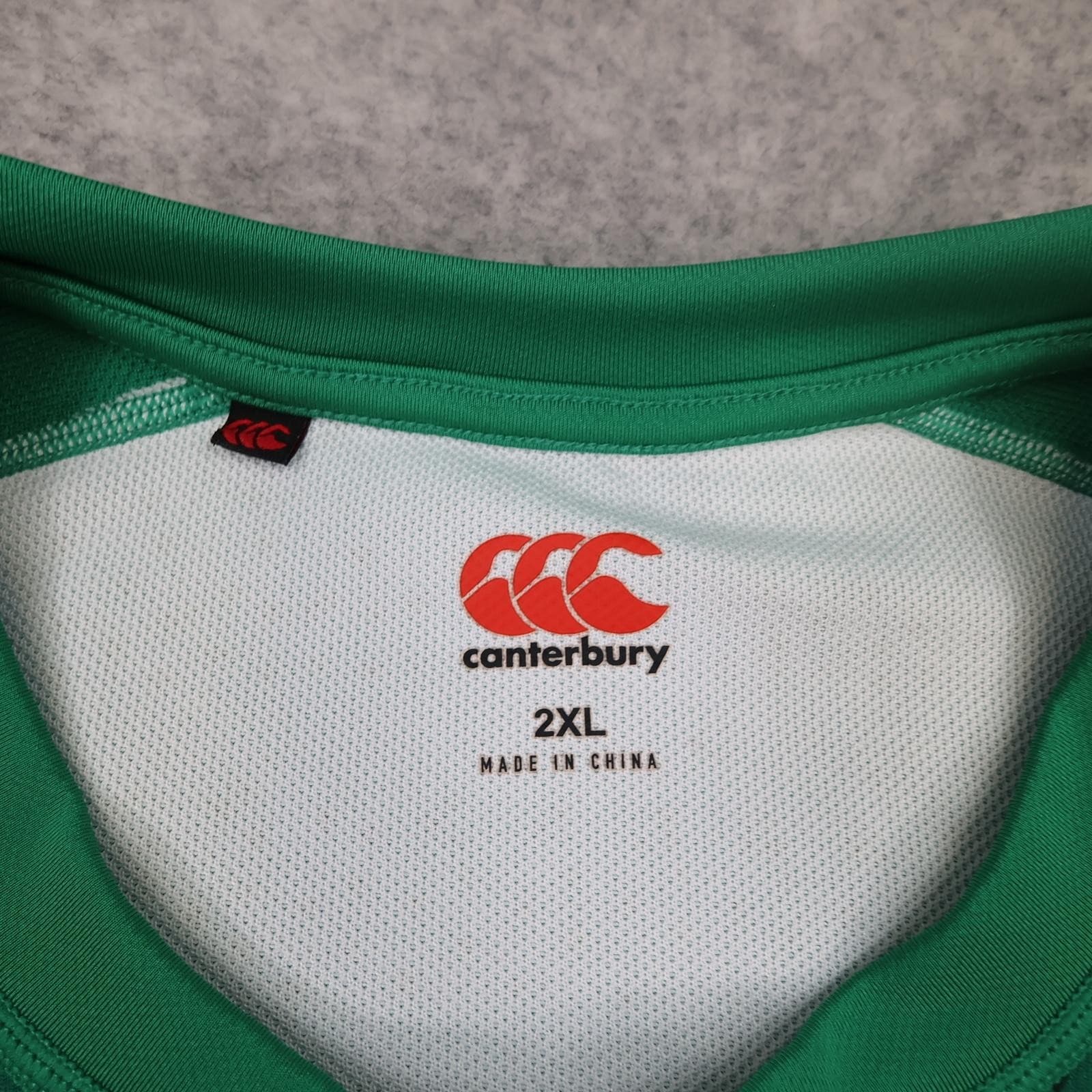Ireland Rugby Shirt Mens 2XL Green Rugby Union Canterbury 2018 2019 Vapodri photo 6