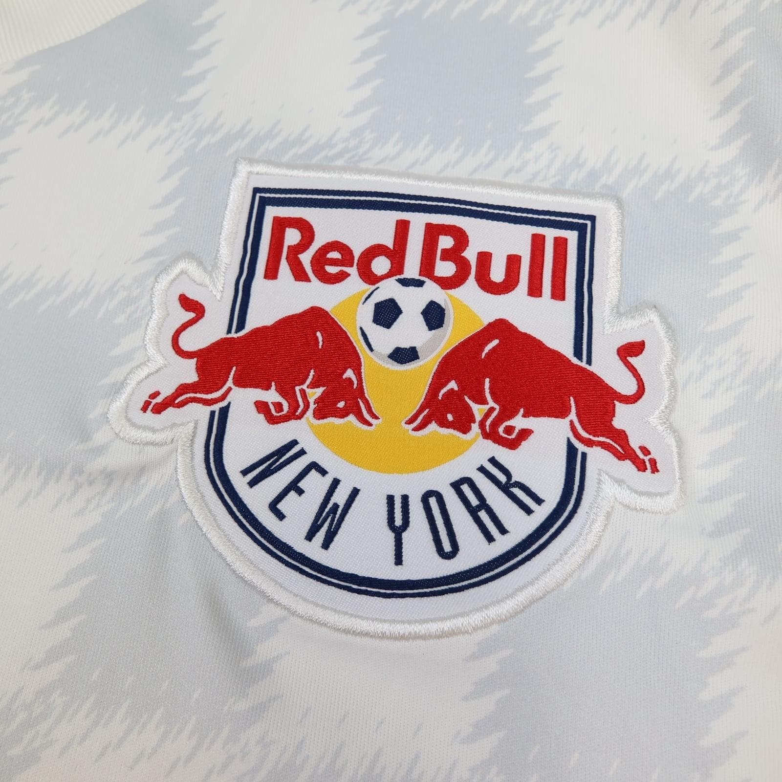 New York Red Bulls Shirt Mens Large White Home 2021 2022 MLS Adidas Jersey photo 6