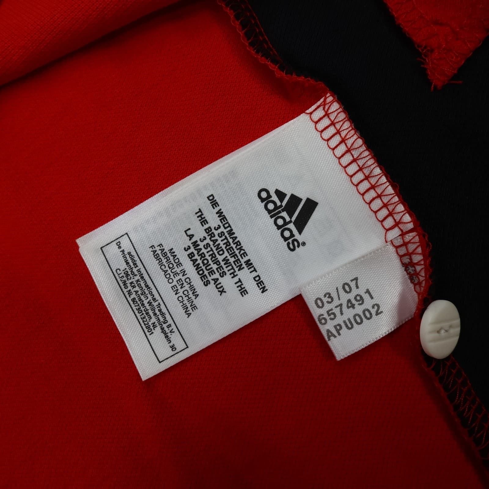Liverpool Polo Shirt Extra Large Red Training Kit 2007 2008 Adidas Soccer XL photo 8