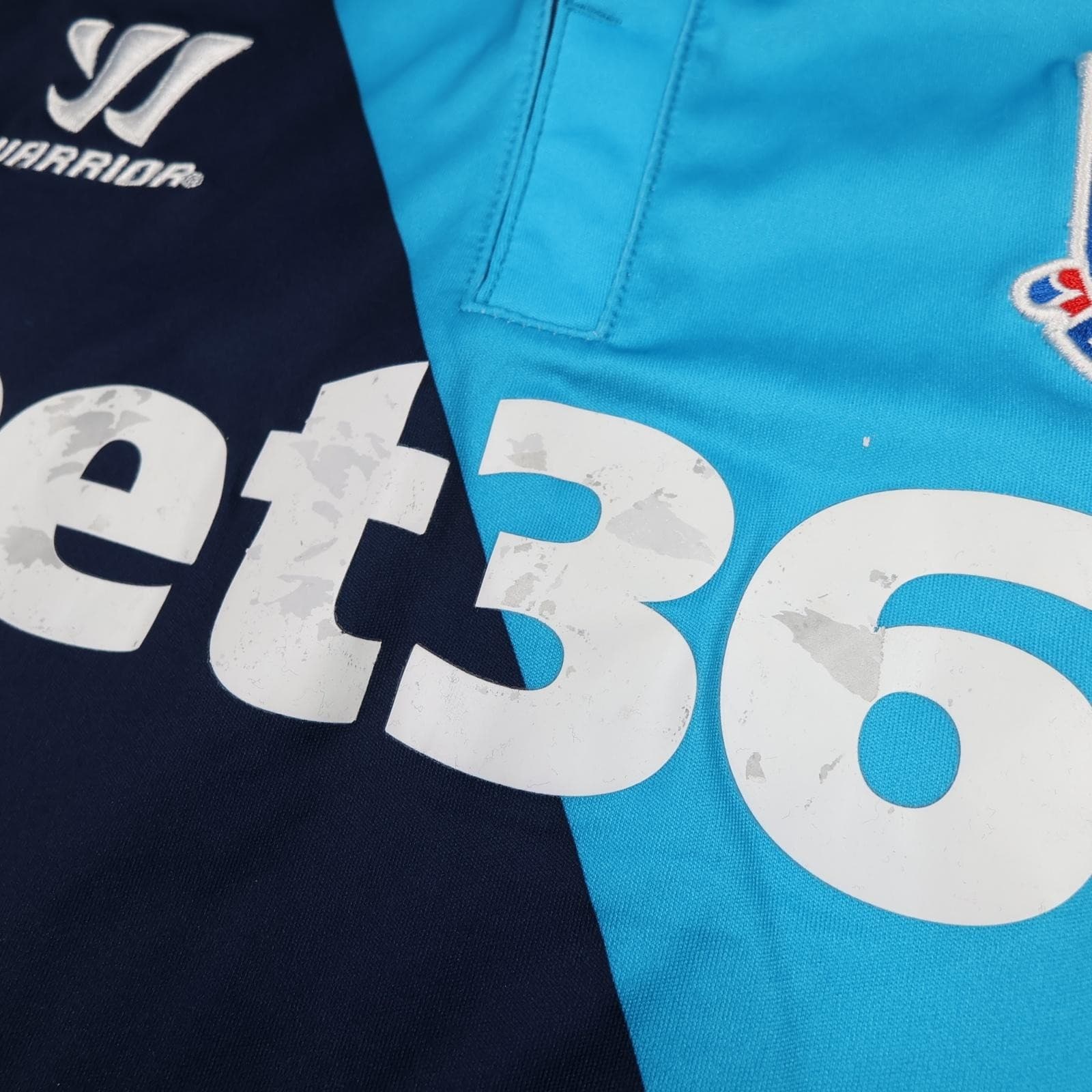Stoke City Away Shirt Mens XL Blue 2014 2015 Warrior Arnautovic 10 Soccer Jersey photo 5
