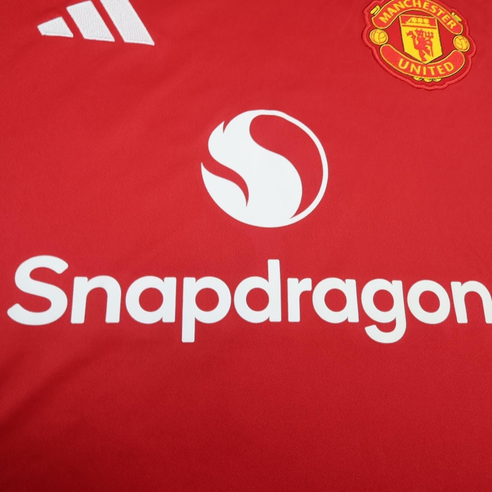 Manchester United Shirt Mens XL Red Home 2024 2025 EPL Football Adidas Ugarte 25 photo 7