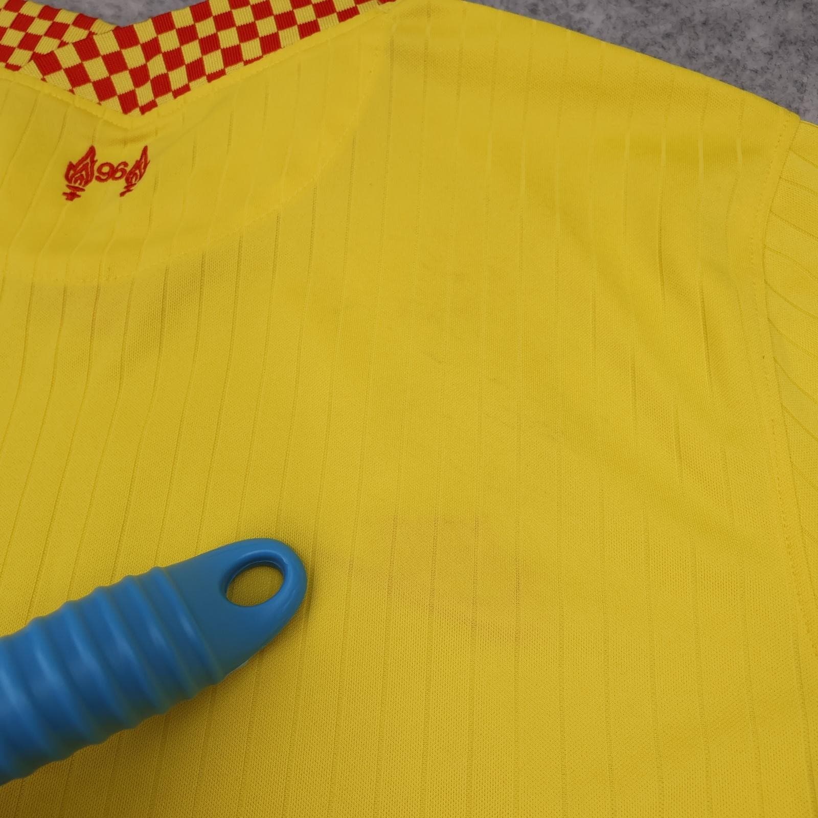 Liverpool Away Shirt Mens Large Yellow 3rd 2021 2022 Football Nike Soccer Jersey photo 9