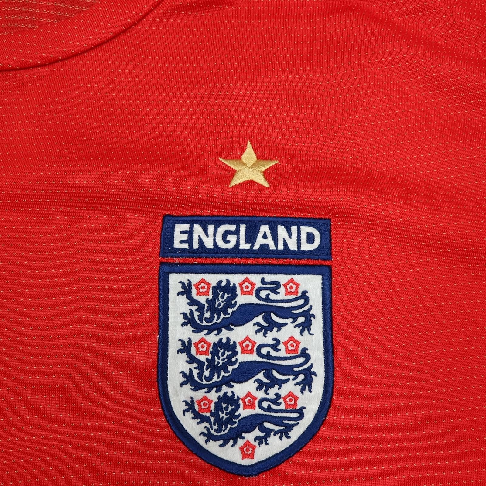 Vintage England Away Shirt Mens 2XL Red 2004 2006 Football Umbro Beckham 7 photo 6