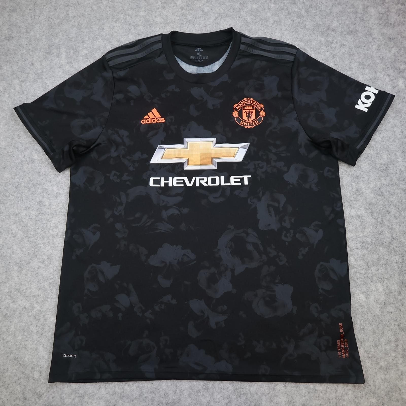 Manchester United Shirt Mens XL 3rd Kit 2019 2020 Football Adidas James 21 photo 2