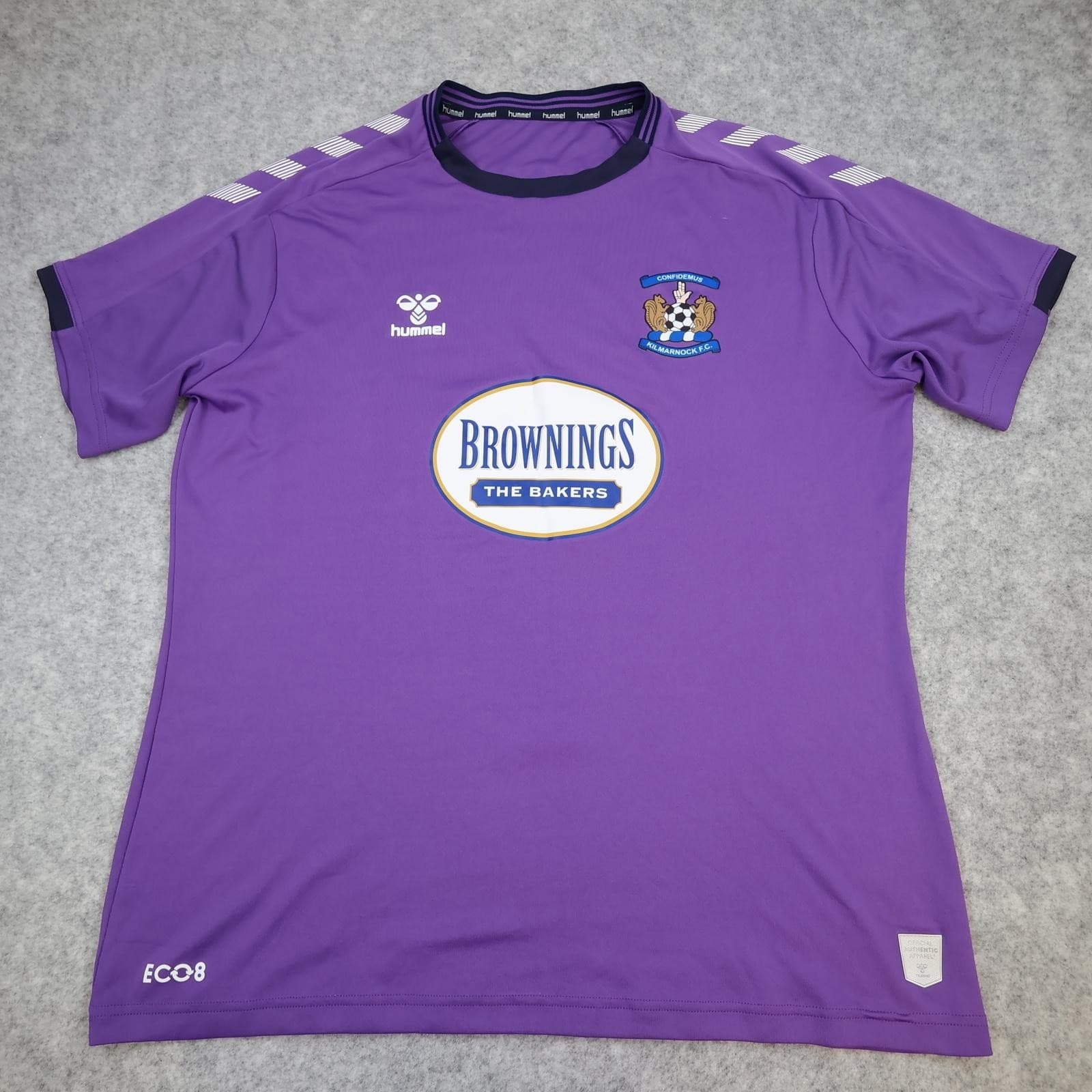 Kilmarnock Shirt Mens XL Purple Third Kit SPFL 2021 2022 Hummel Soccer Jersey