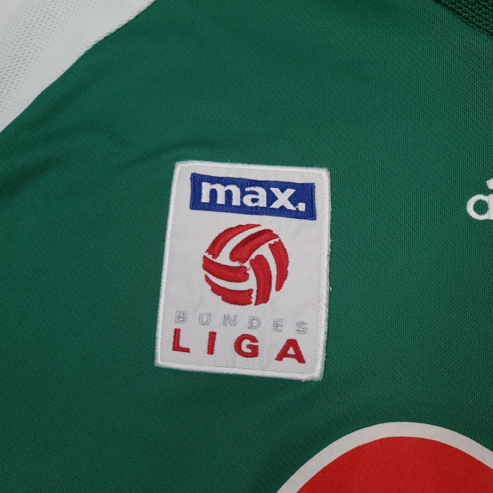 Vintage Rapid Vienna Shirt Mens Large Green Home 1999 2000 Soccer Adidas Jersey photo 6