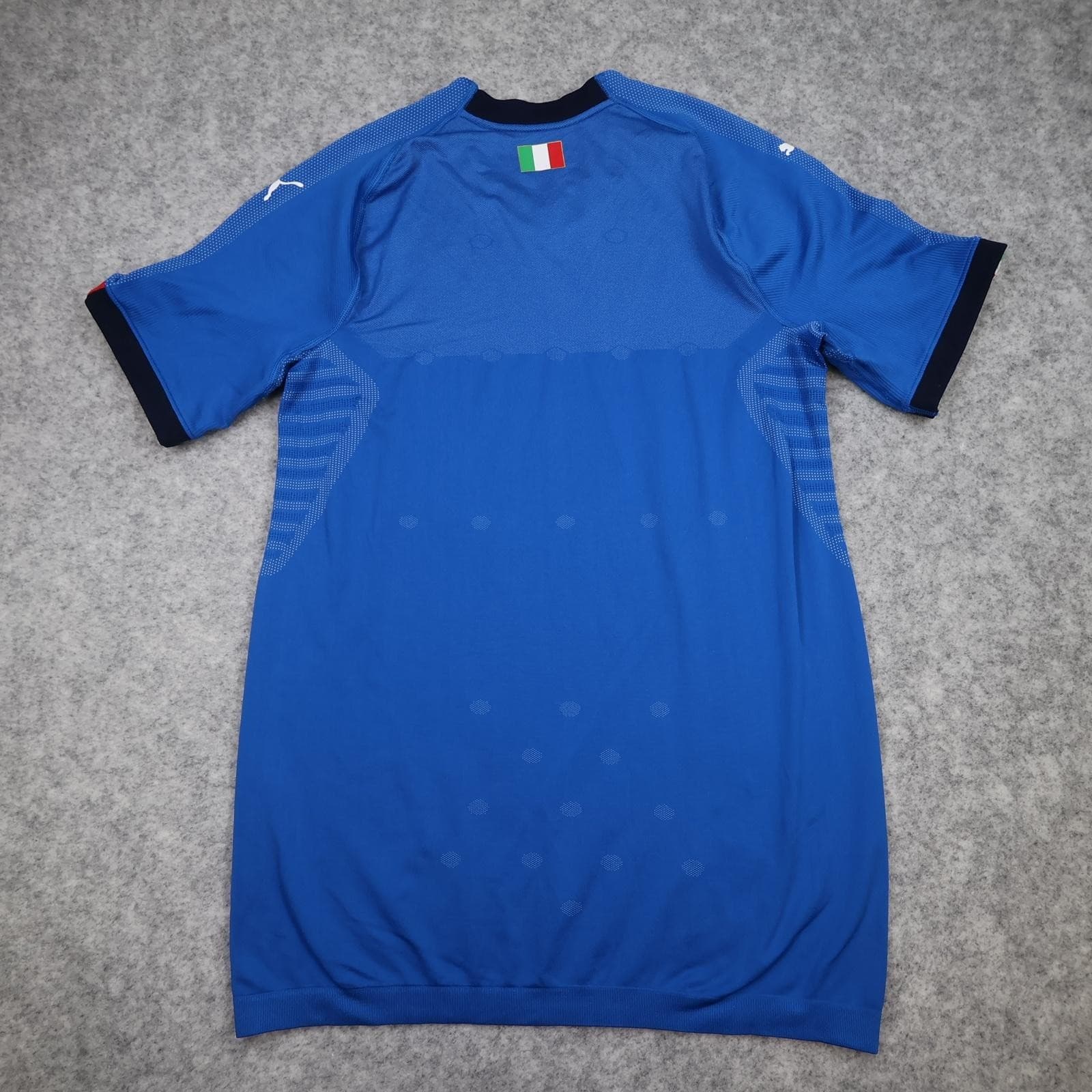 Italy Home Shirt Mens XL Blue 2017 2018 Puma Italia FIGC Badge Jersey Top photo 2