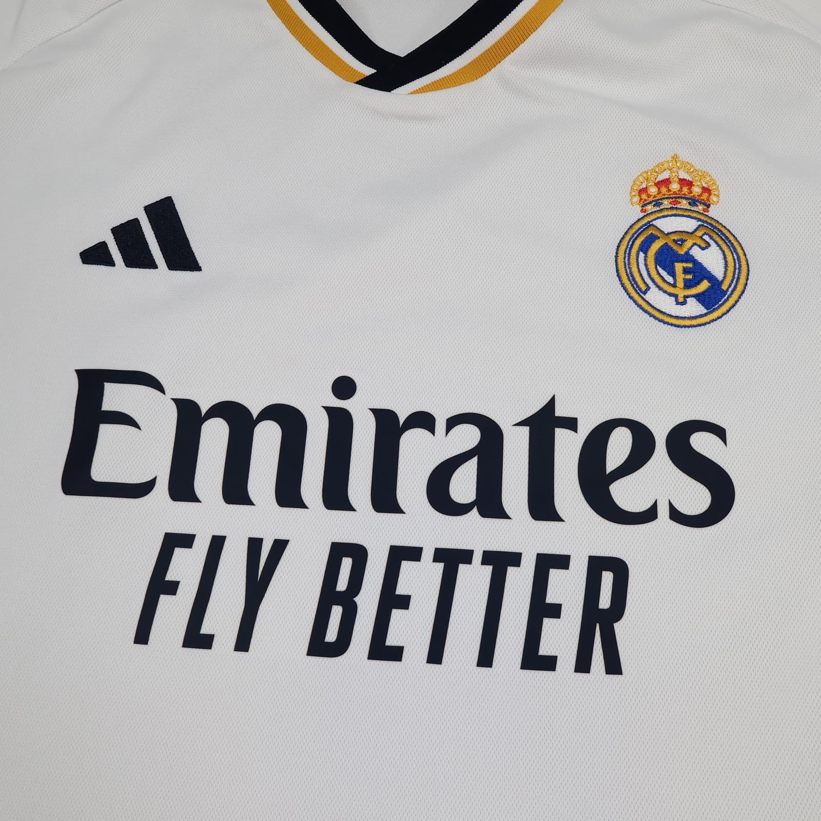 Real Madrid Shirt Mens 2XL White Home 2023 2024 Football Adidas Soccer Jersey photo 3