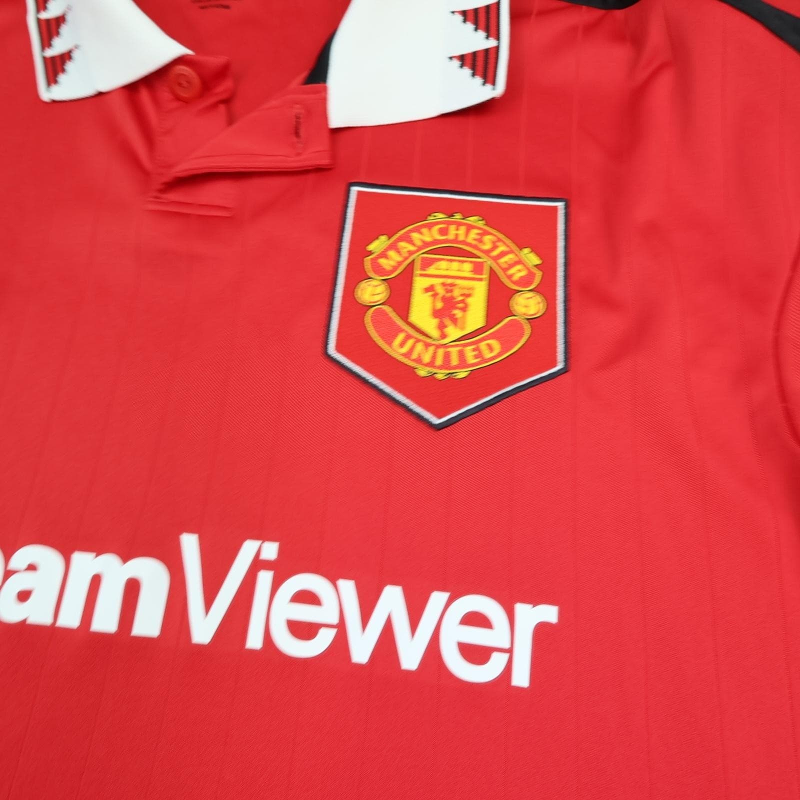 Manchester United Shirt Mens Medium Red Home 2022 2023 Adidas TeamViewer photo 4