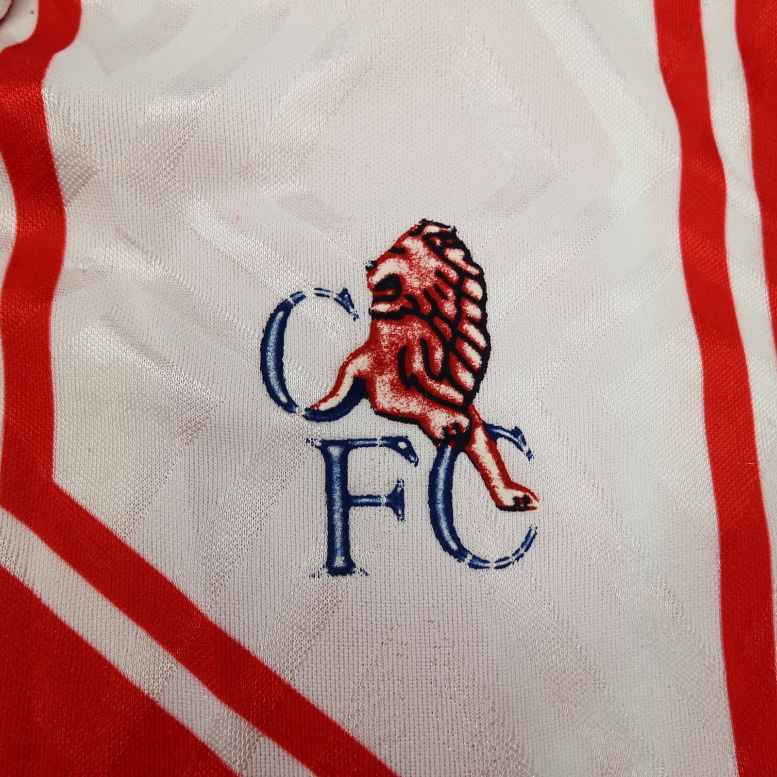 Vintage Chelsea Shirt Extra Large Red Away Kit 1990 1992 Jersey Commodore photo 4
