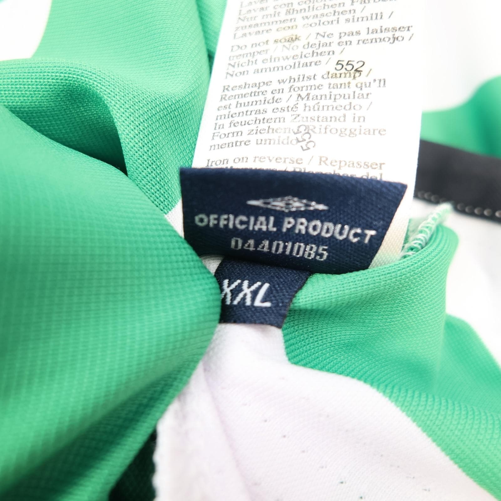 Vintage Celtic Shirt Mens 2XL Green White Home Football Umbro 2004 2005 Carling photo 13