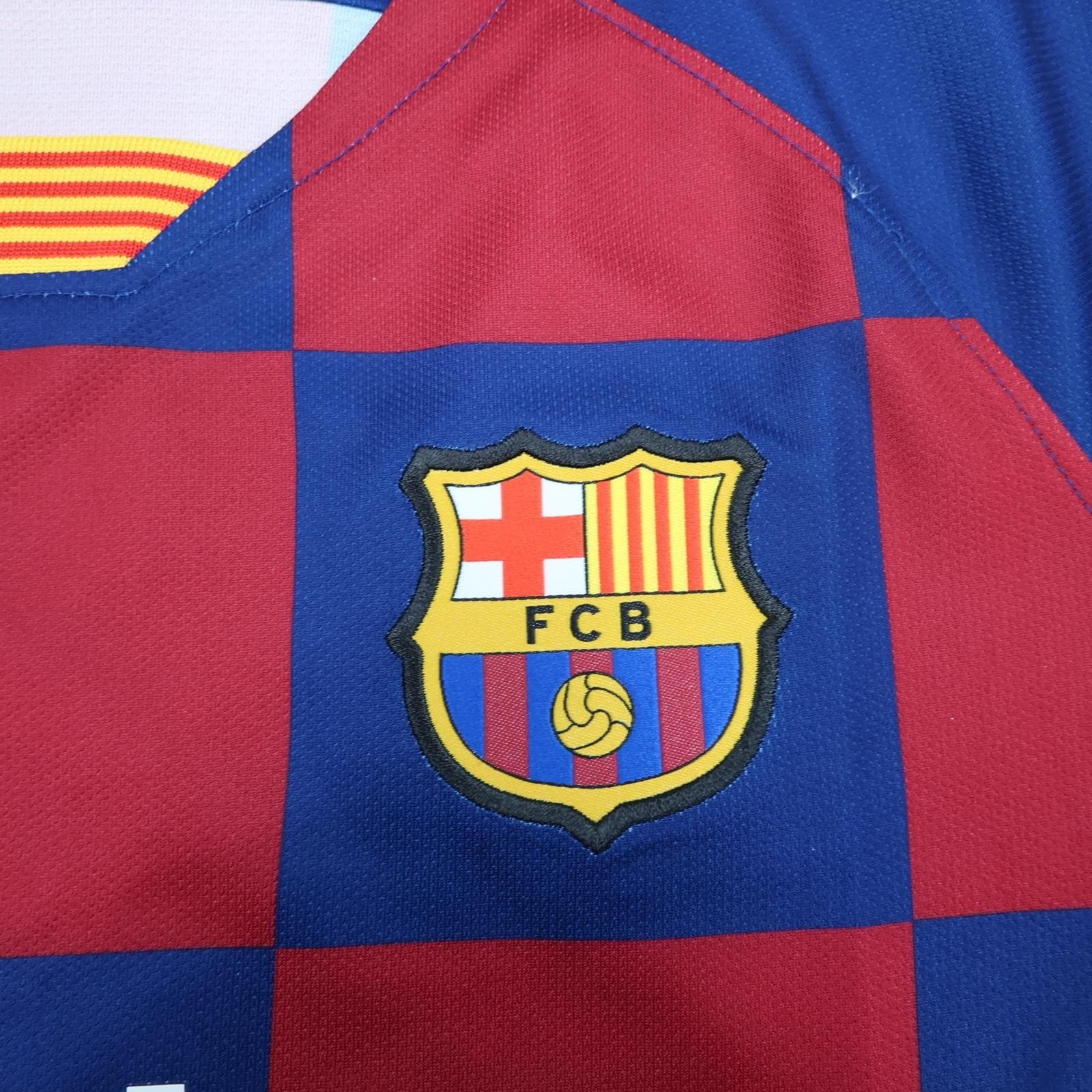Barcelona Shirt Womens Small Red Blue Home 2019 2020 Football Nike Soccer Jersey photo 4