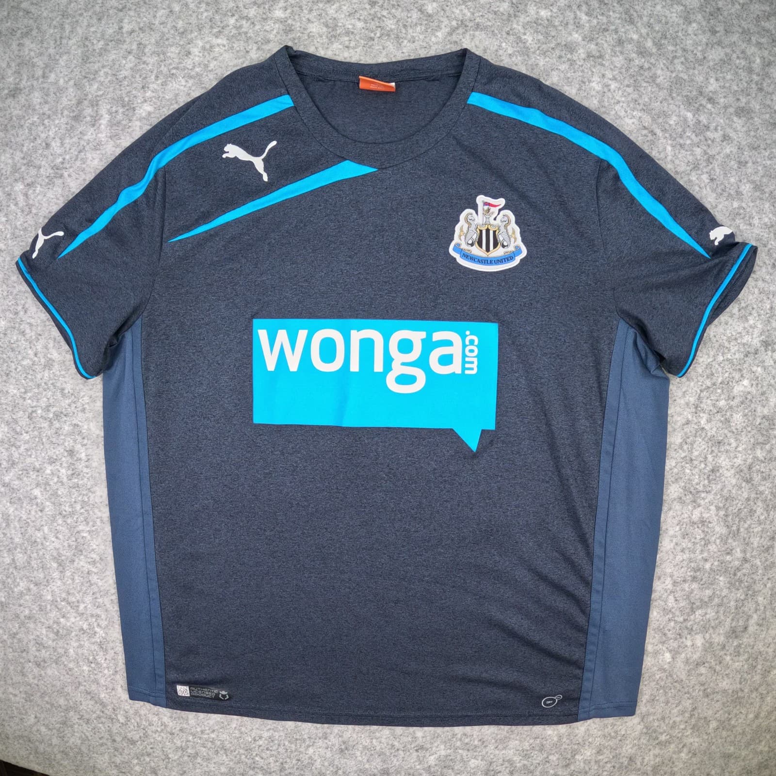 Newcastle United Football Shirt Large 2013 2014 Away PUMA Tiote Soccer Jersey photo 2