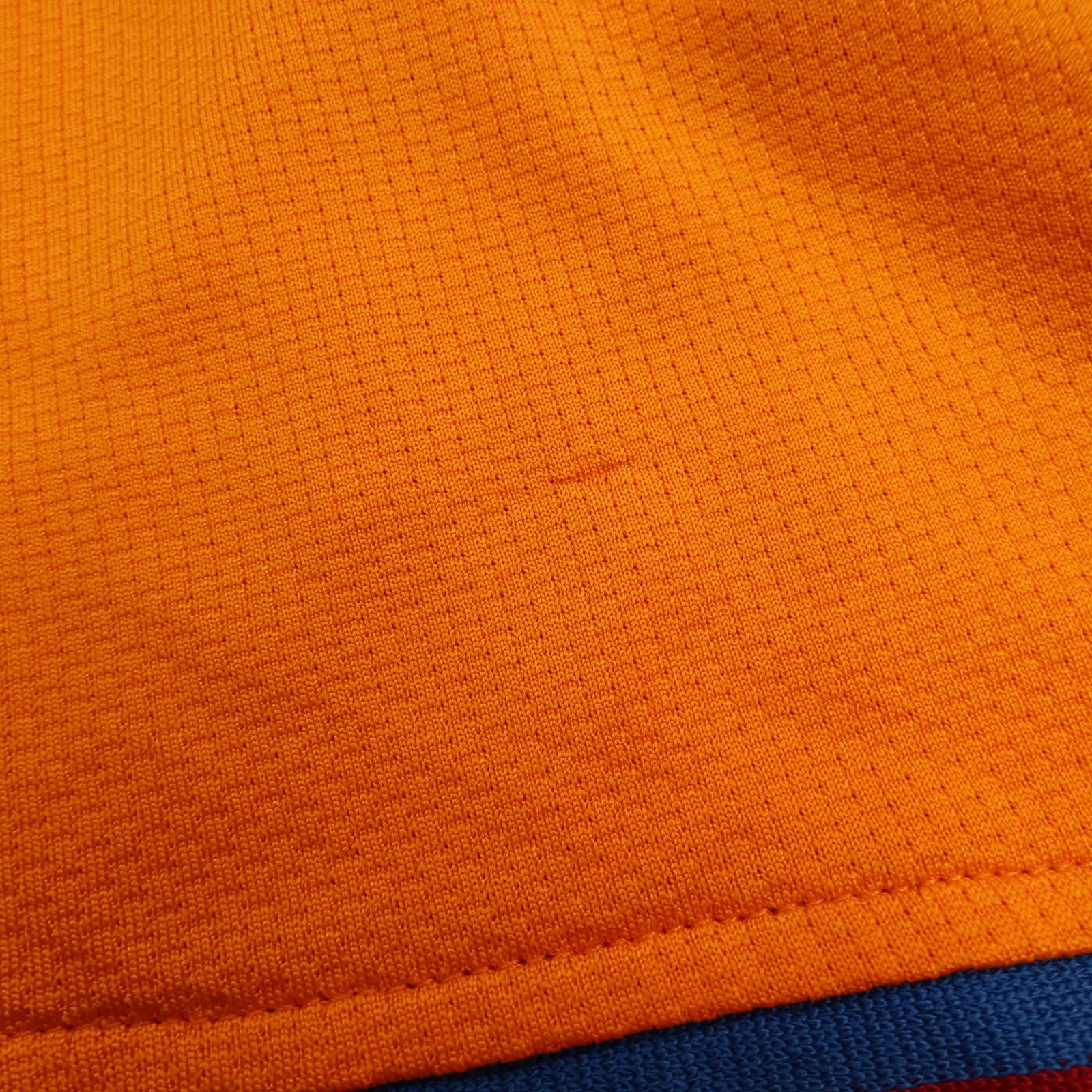 Barcelona Shirt Large Orange Away 2006 2008 Nike Football Diego Maradona Jersey photo 9