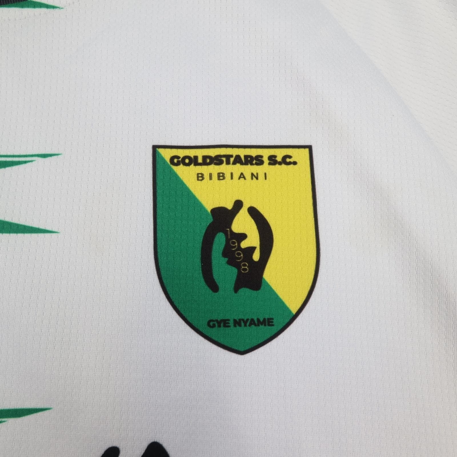 Bibiani Goldstars SC Shirt Mens Large White 2023 2024 Icarus Asante Gold Jersey photo 4