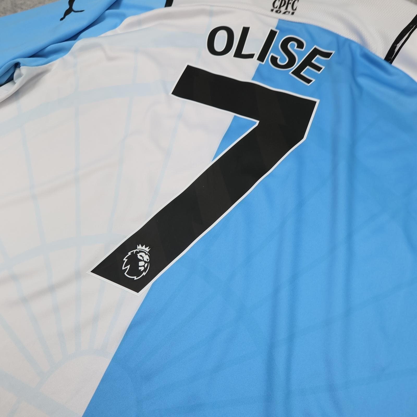 Crystal Palace Shirt Mens XL 3rd Kit 2021 2022 Puma Michael Olise Soccer Jersey photo 11