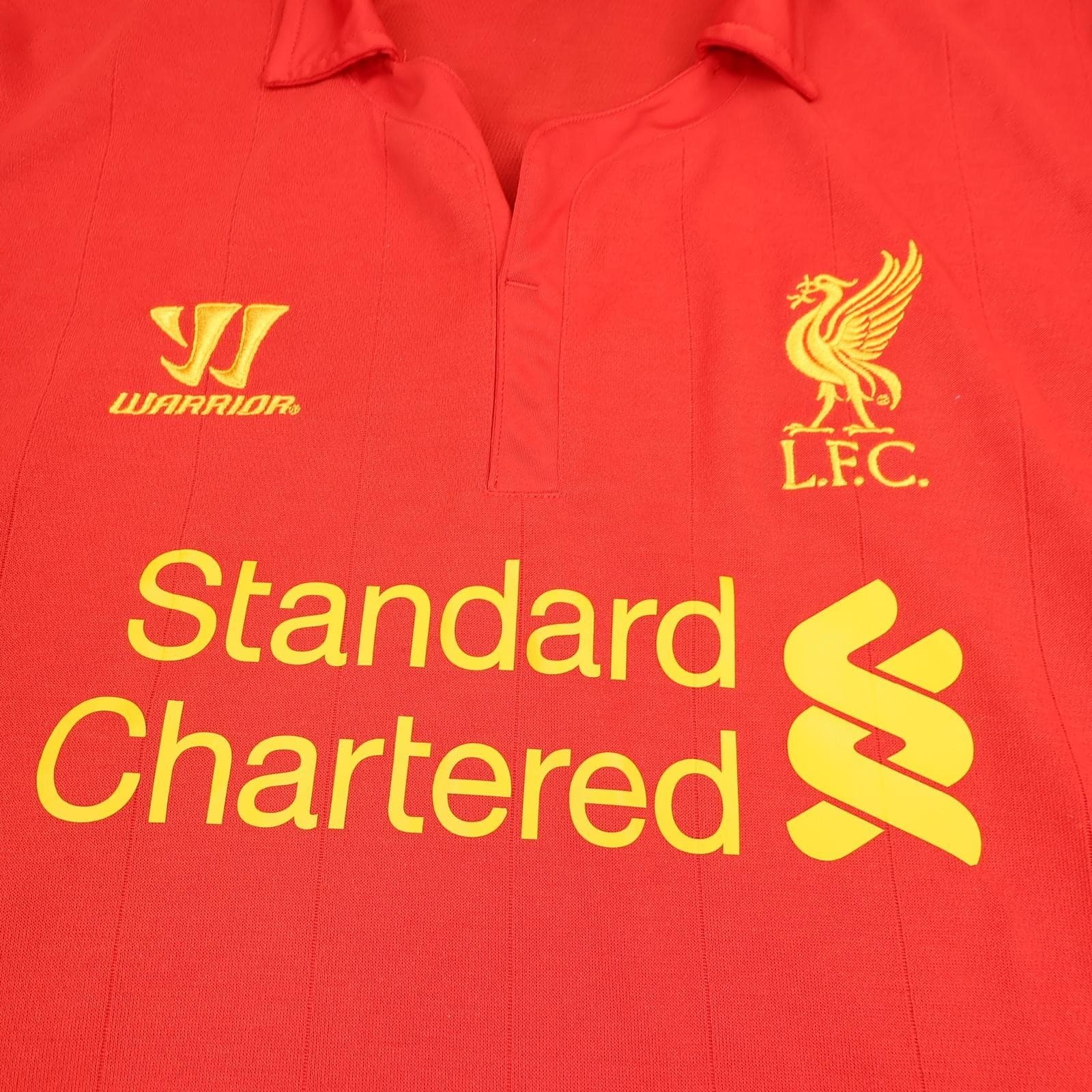 Liverpool Shirt Mens Large Red Home 2012 2013 Football Warrior Gerrard 8 Jersey photo 3