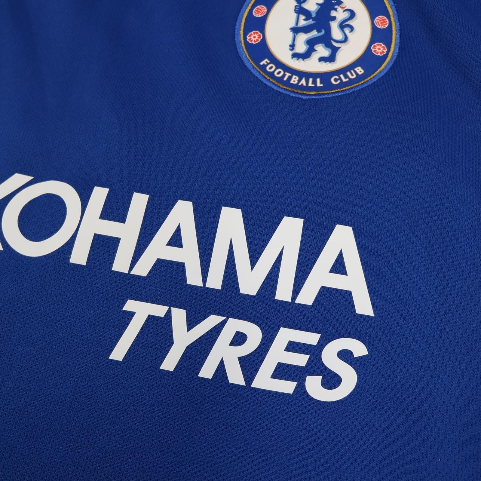 Chelsea Shirt Mens Large Blue Home 2017 2018 Football Nike David Luiz 30 Jersey photo 5