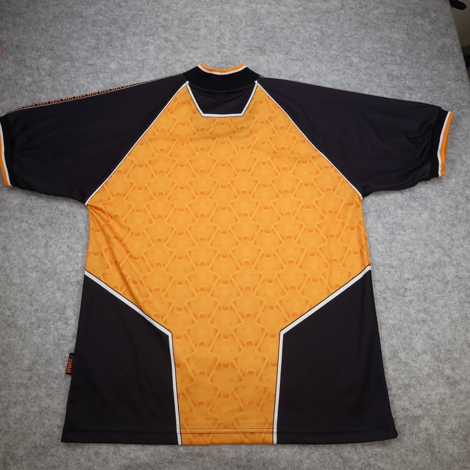 Vintage Wolves Football Shirt Large Orange Home Kit 1996 1998 Puma Jersey photo 2
