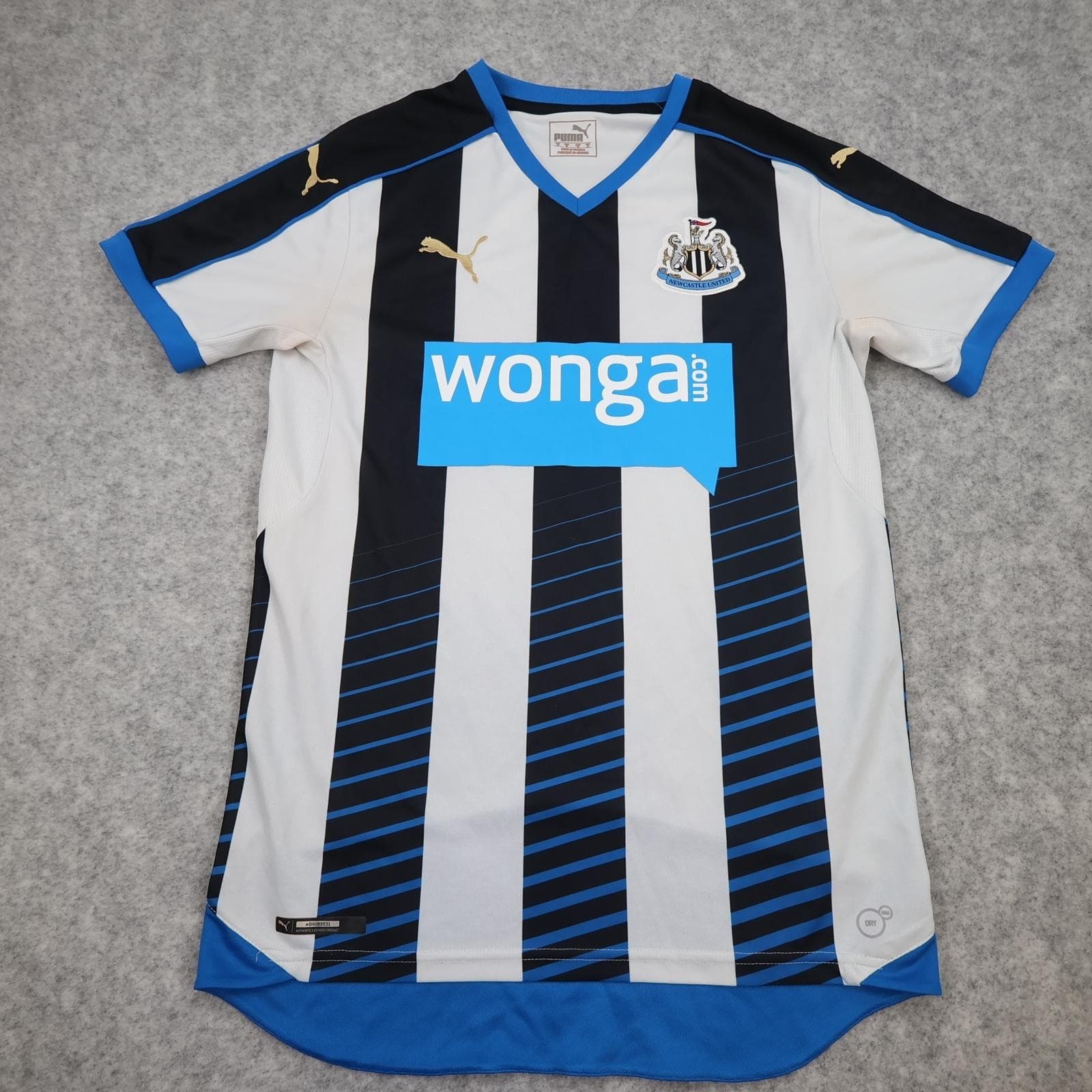 Newcastle United Shirt Mens Small Home 2015 2016 Football Jersey Puma Wonga