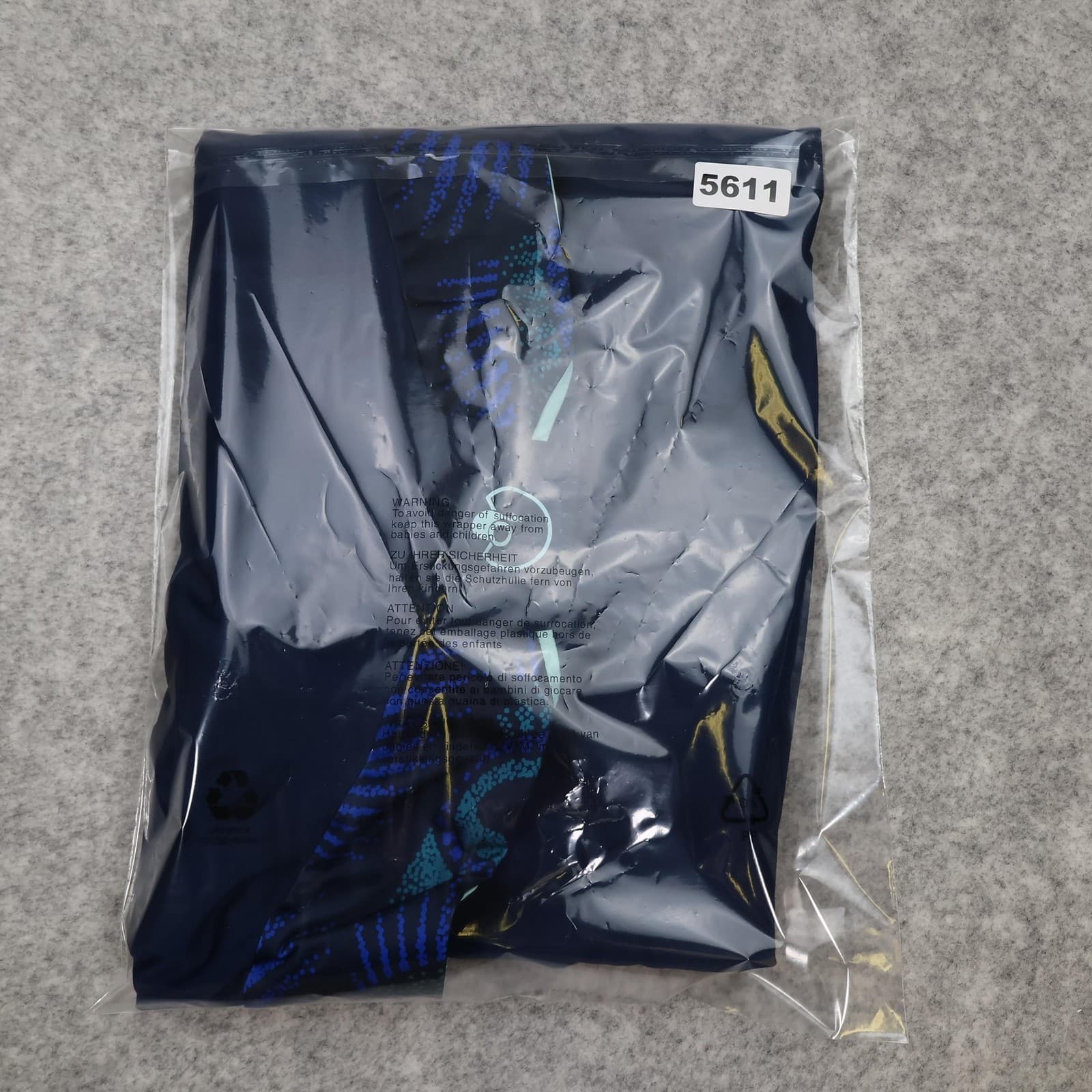 Leeds United Shirt Mens XL Blue Away Kit 2023 2024 Adidas Soccer Jersey photo 14