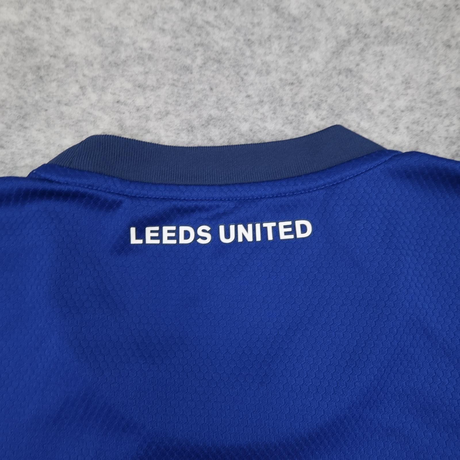 Leeds United Away Shirt Mens Medium Blue 2021 2022 EPL Football Adidas SBOTOP photo 16