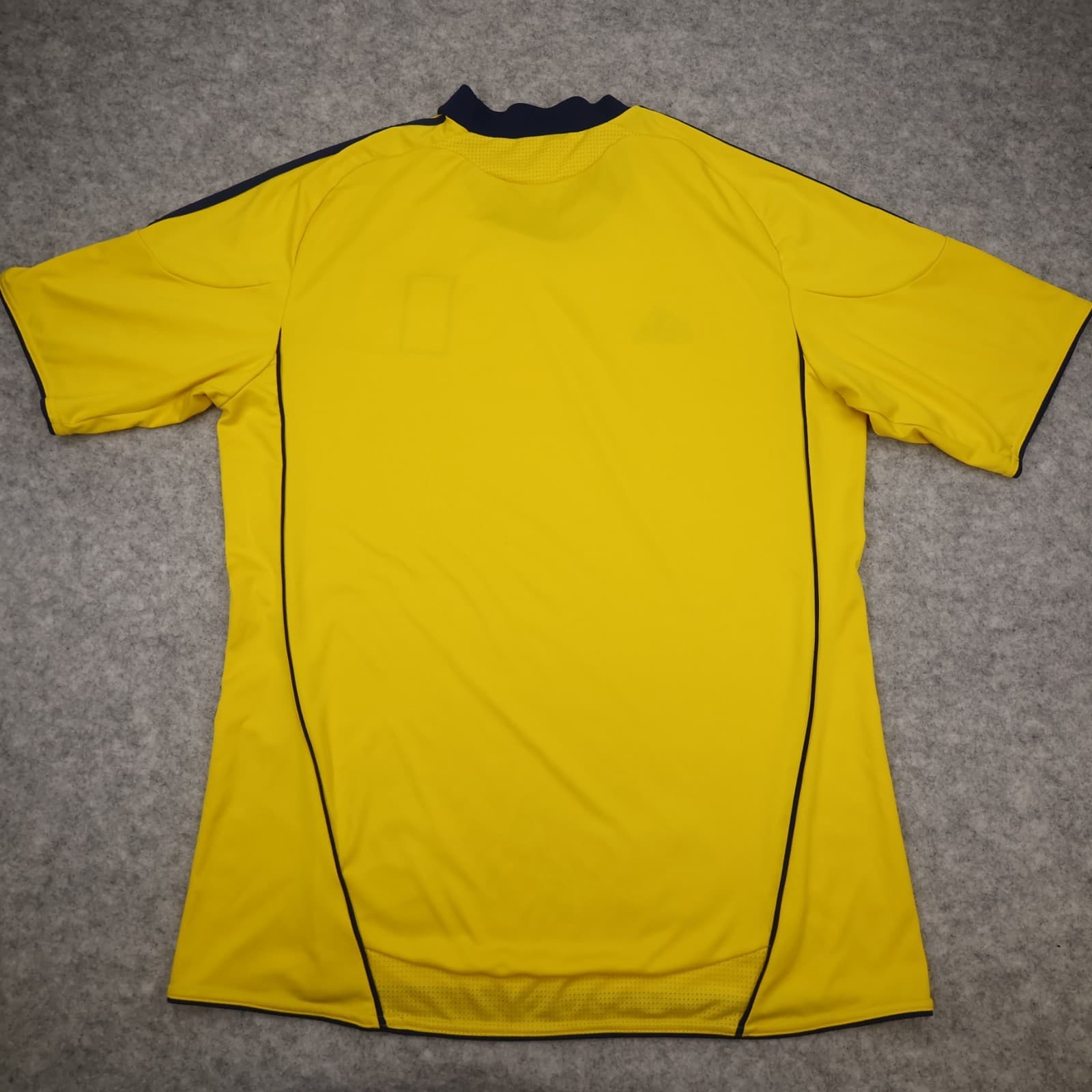 Scotland Football Shirt Large Yellow Away Adidas 2010 2011 Soccer Jersey photo 2