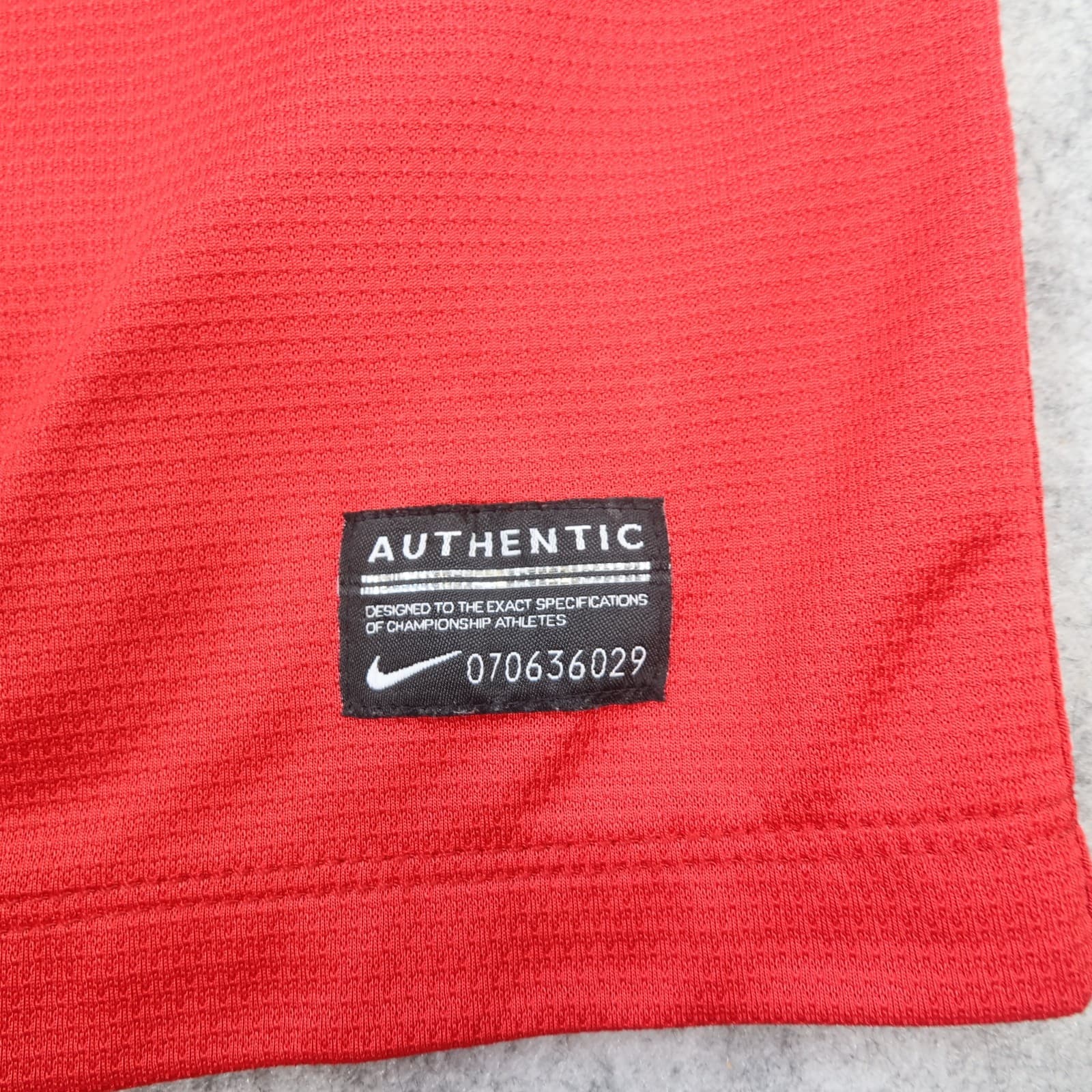 Manchester United Shirt Small Red Home Kit 2013 2014 Nike Soccer Jersey photo 7