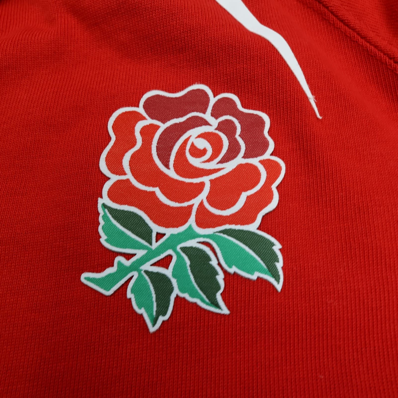England Rugby Shirt Large Red Away Kit 2007 2008 Nike Jersey O2 photo 5