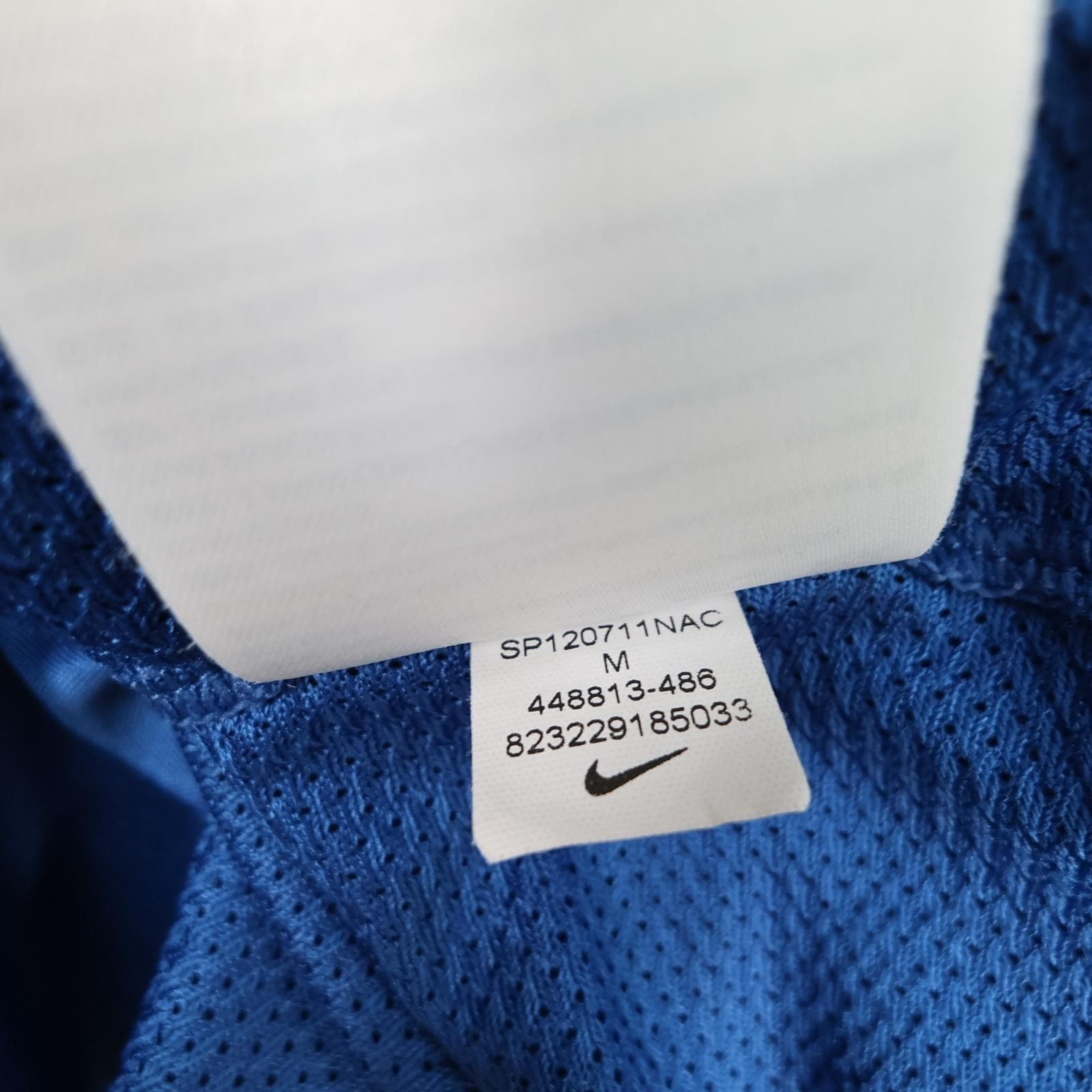 Barcelona Training Shirt Mens Medium Blue 2012 2013 Football Nike Soccer Jersey photo 17
